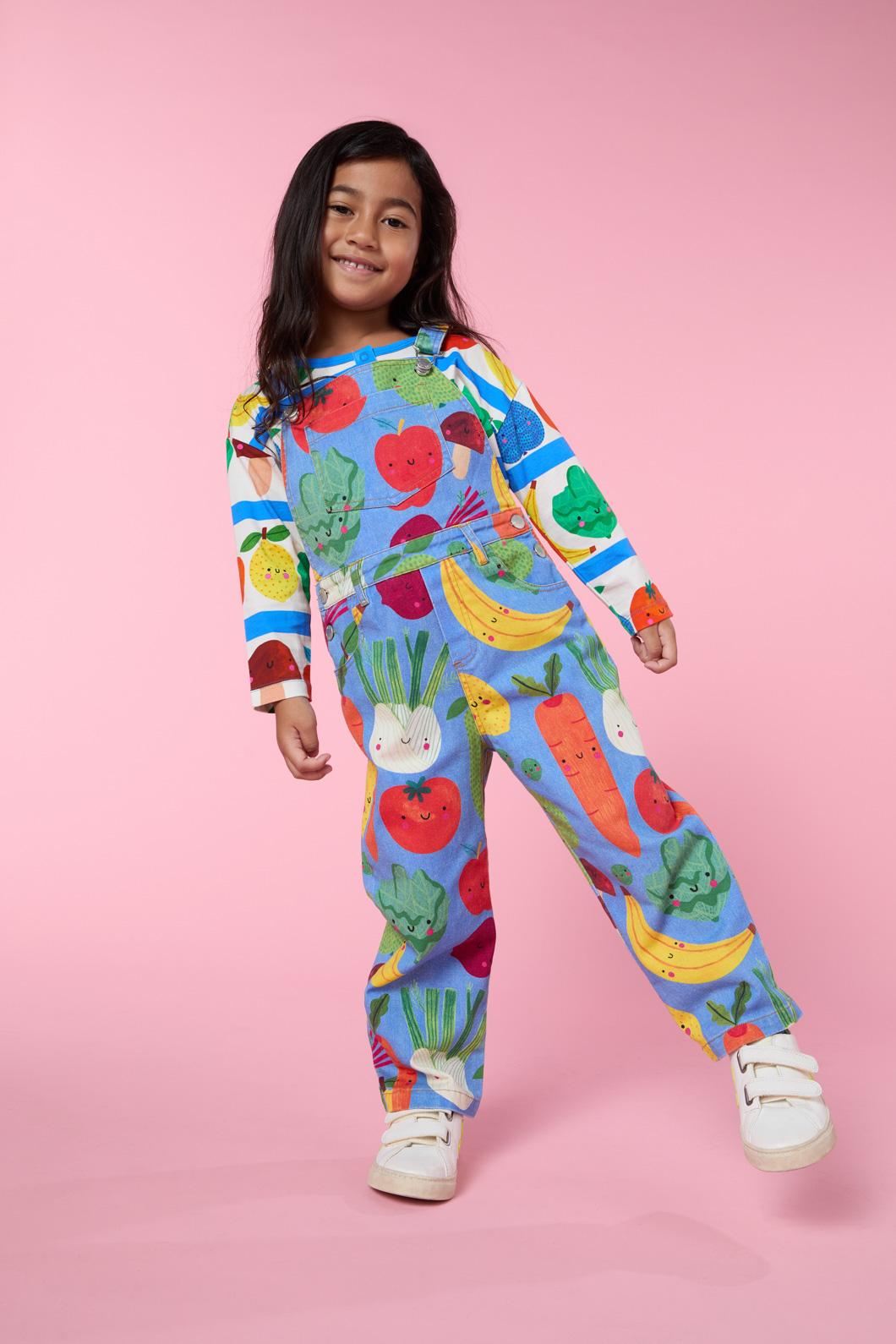 Gorman - Veggies Kids Overalls - denim
