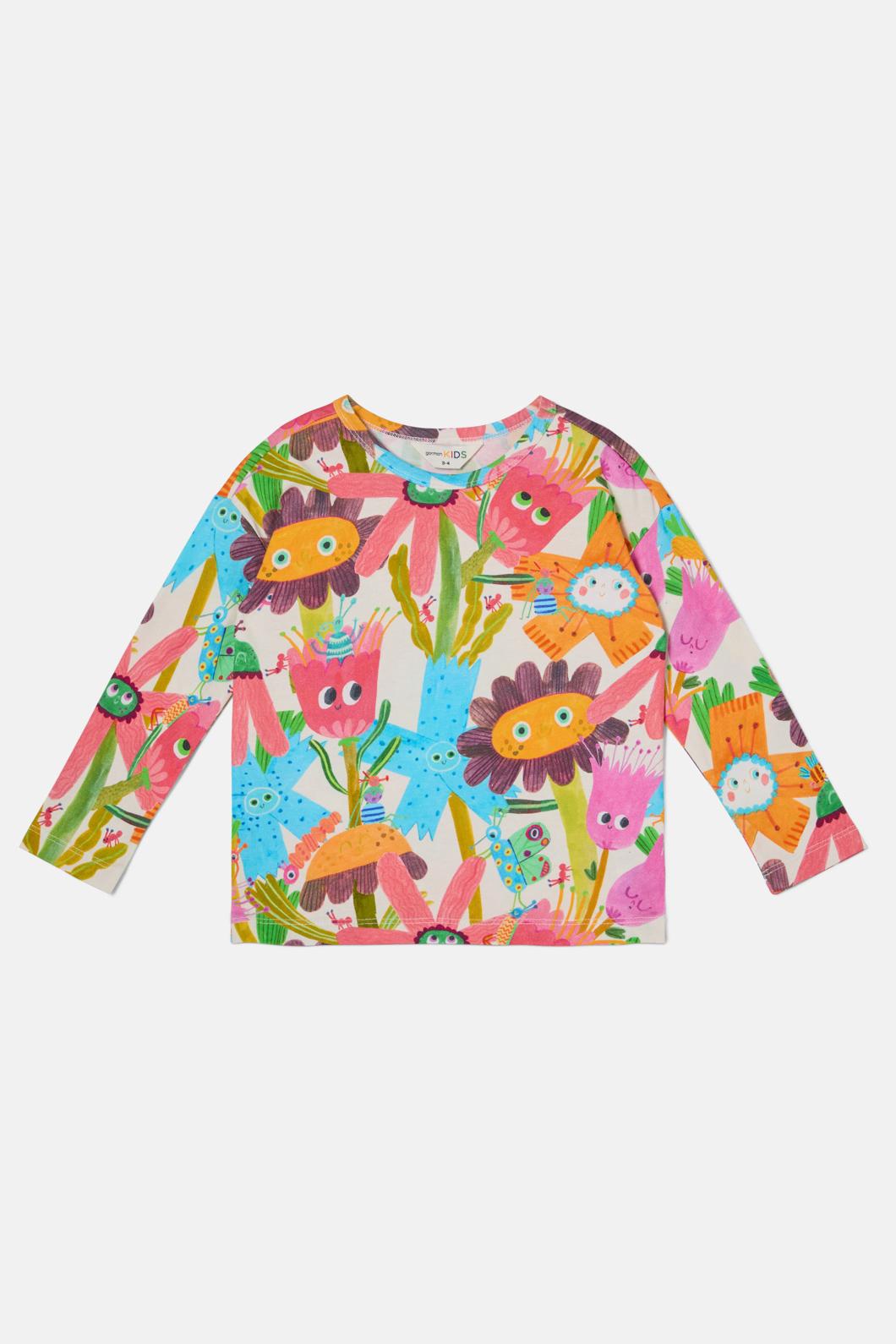 Gorman - Happy Floral Kids LS Tee - multi