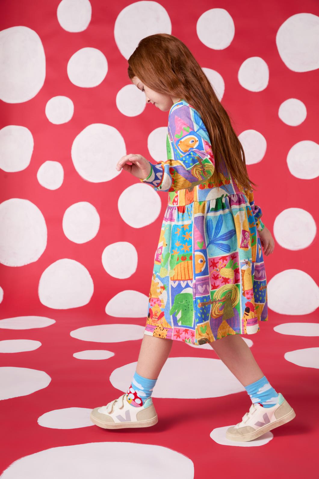 Gorman - Looking Out Kids Dress - multi