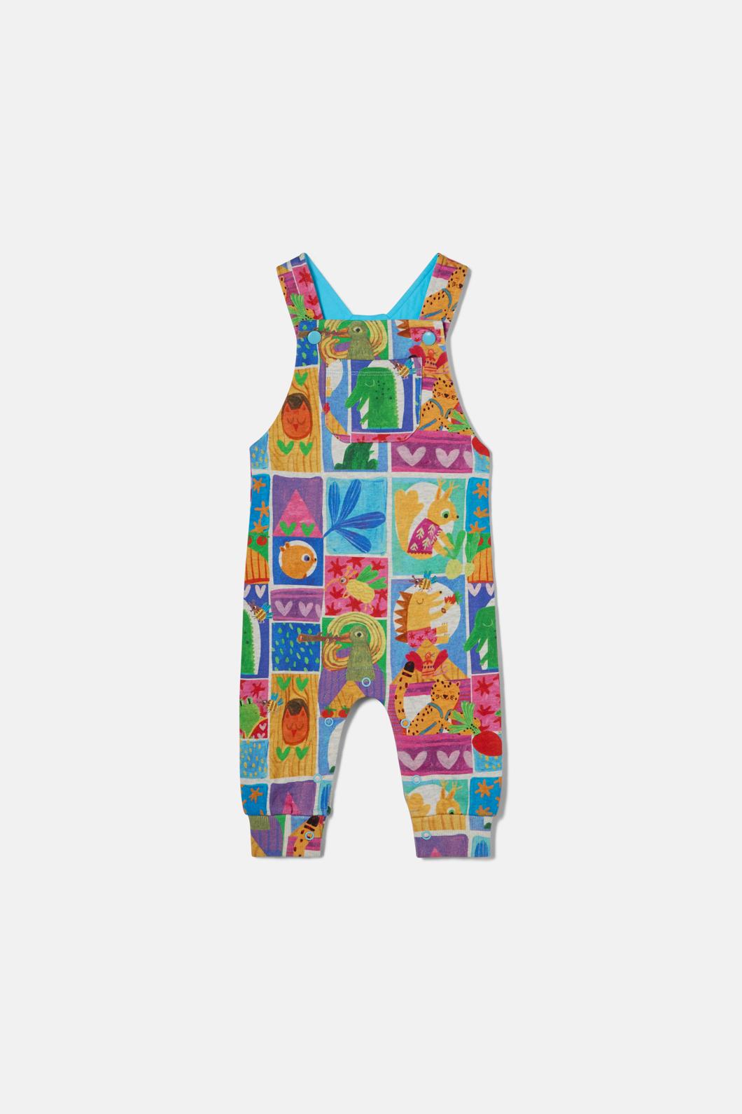 Gorman - Looking Out Baby Overalls - multi