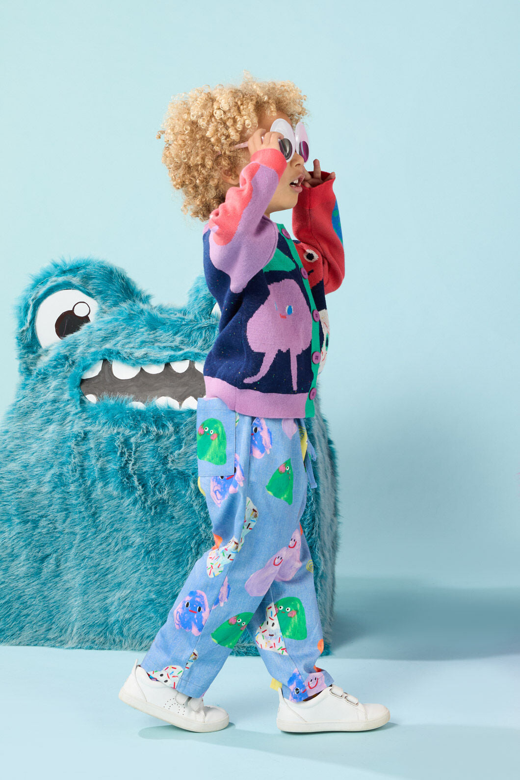 Gorman - Monsters Kids Cardigan - multi