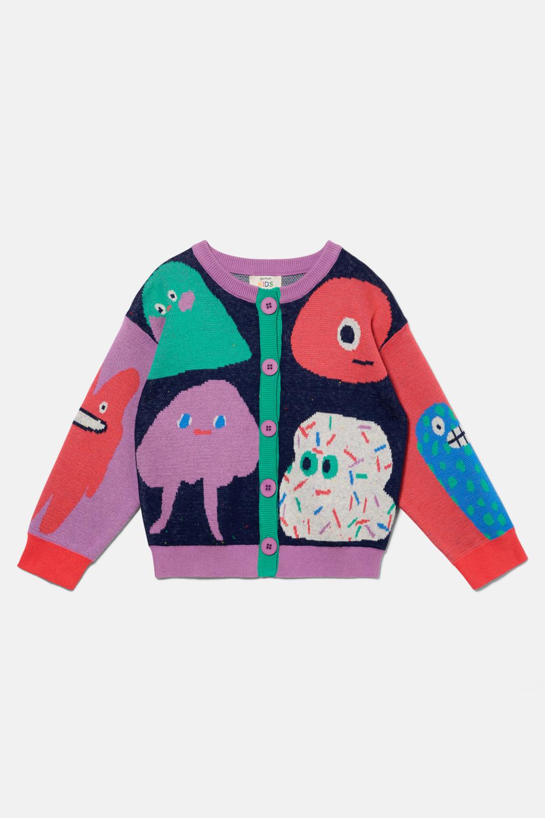 Gorman - Monsters Kids Cardigan - multi