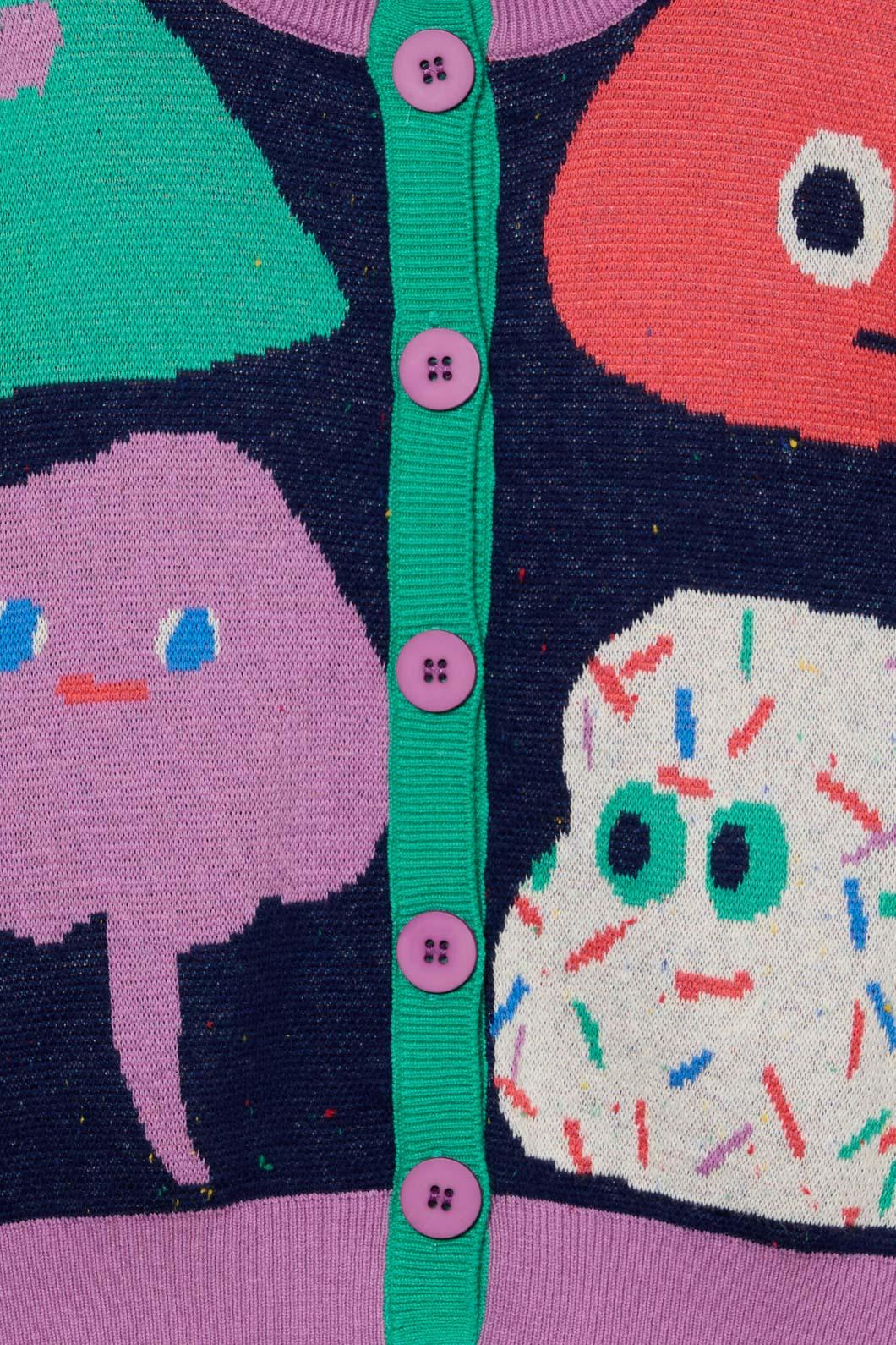 Gorman - Monsters Kids Cardigan - multi