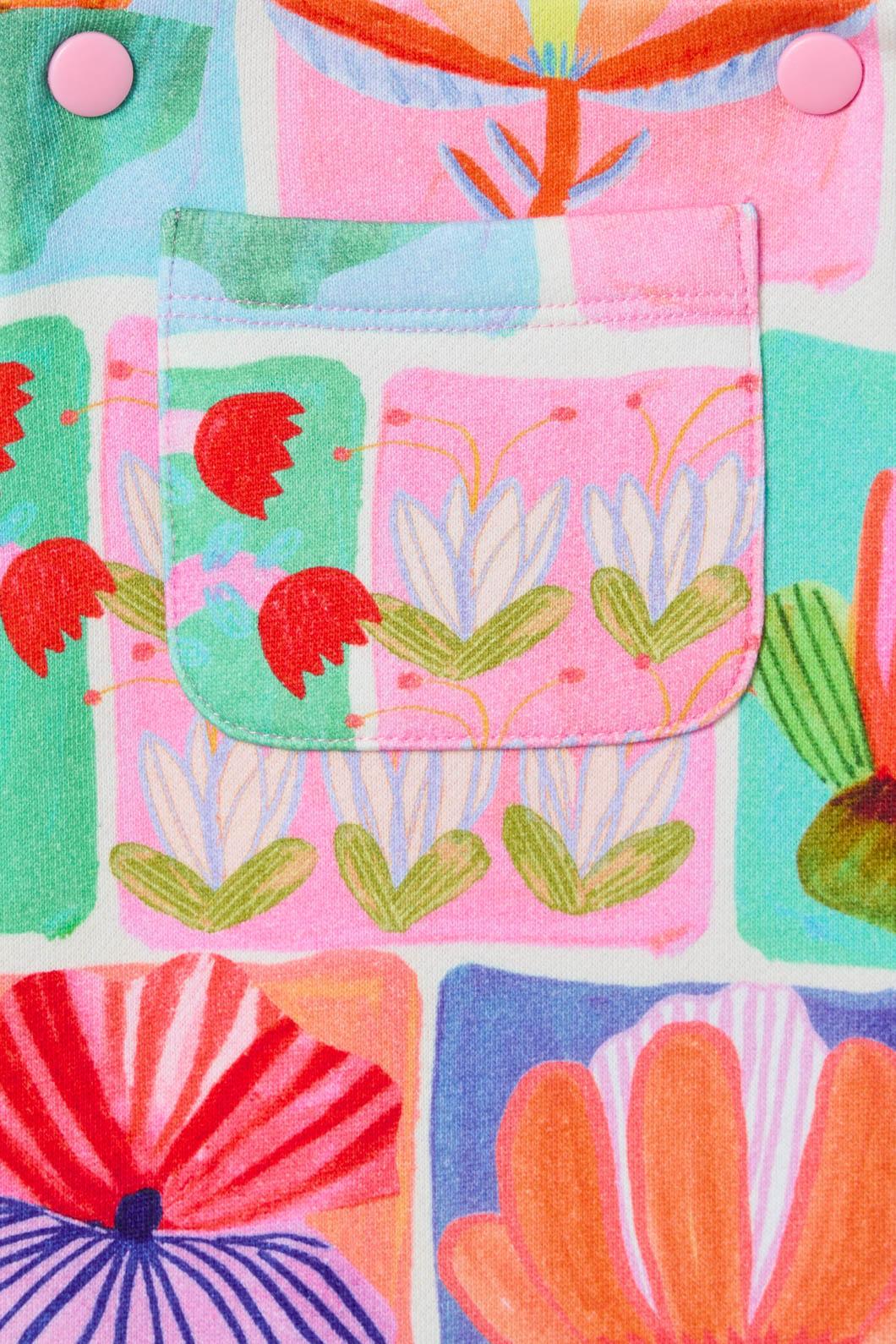 Gorman - Wild Blooms Baby Overalls - multi