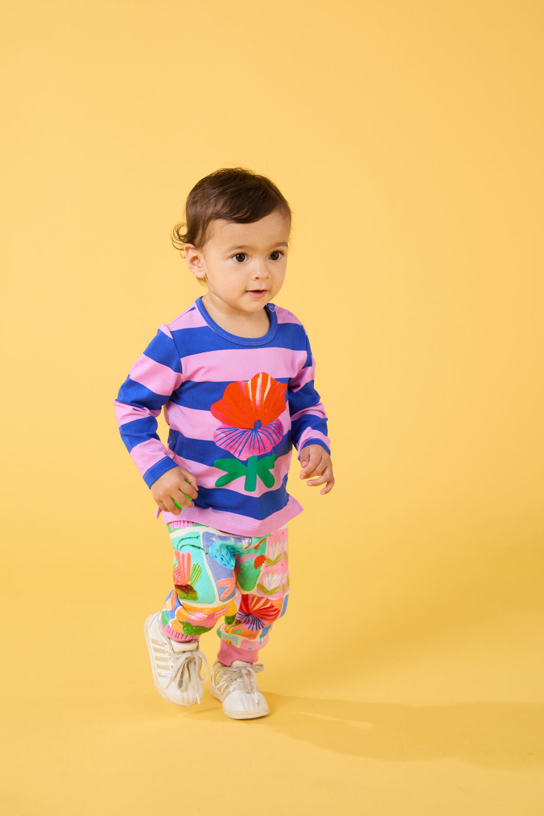 Gorman - Wild Flower Stripe Baby Tee - stripe