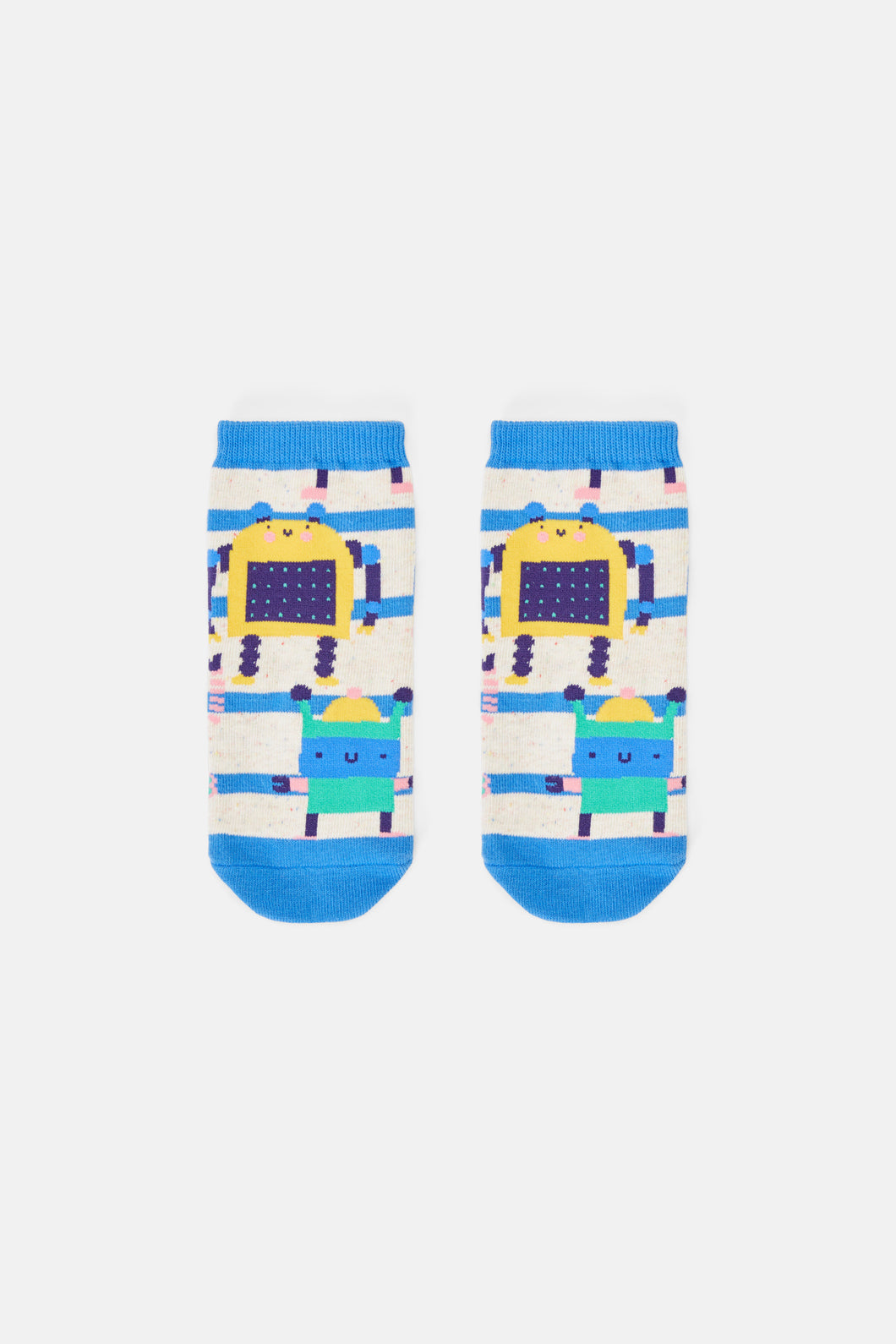 Gorman - Oui Non Robot Kids Sock - stripe