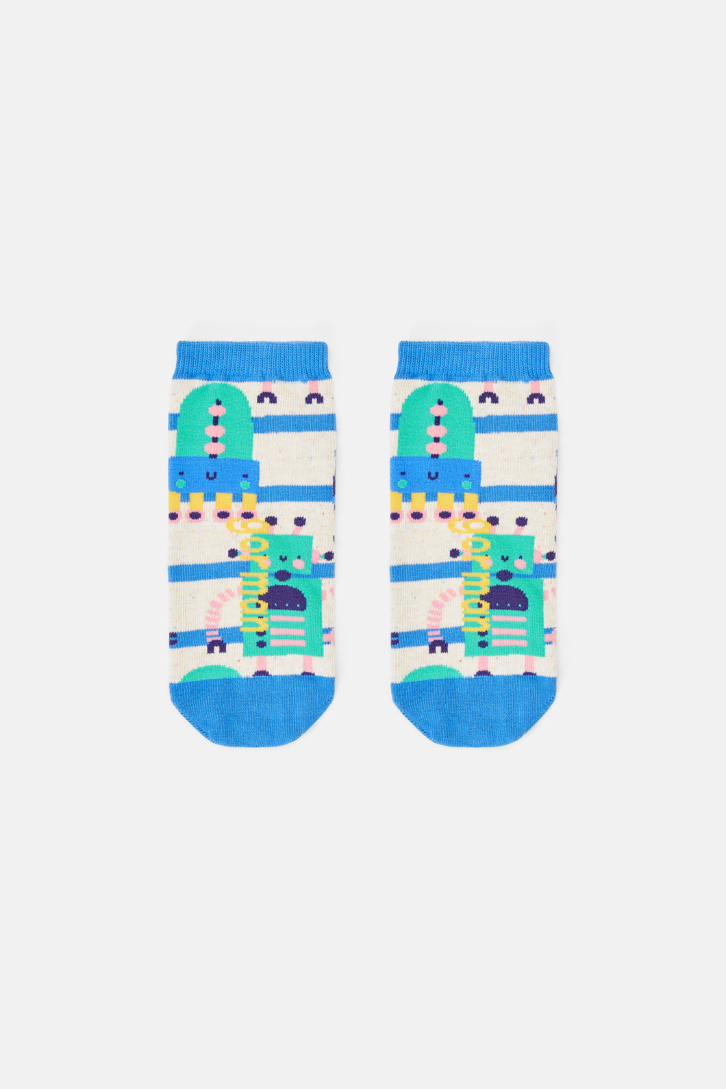 Gorman - Oui Non Robot Kids Sock - stripe