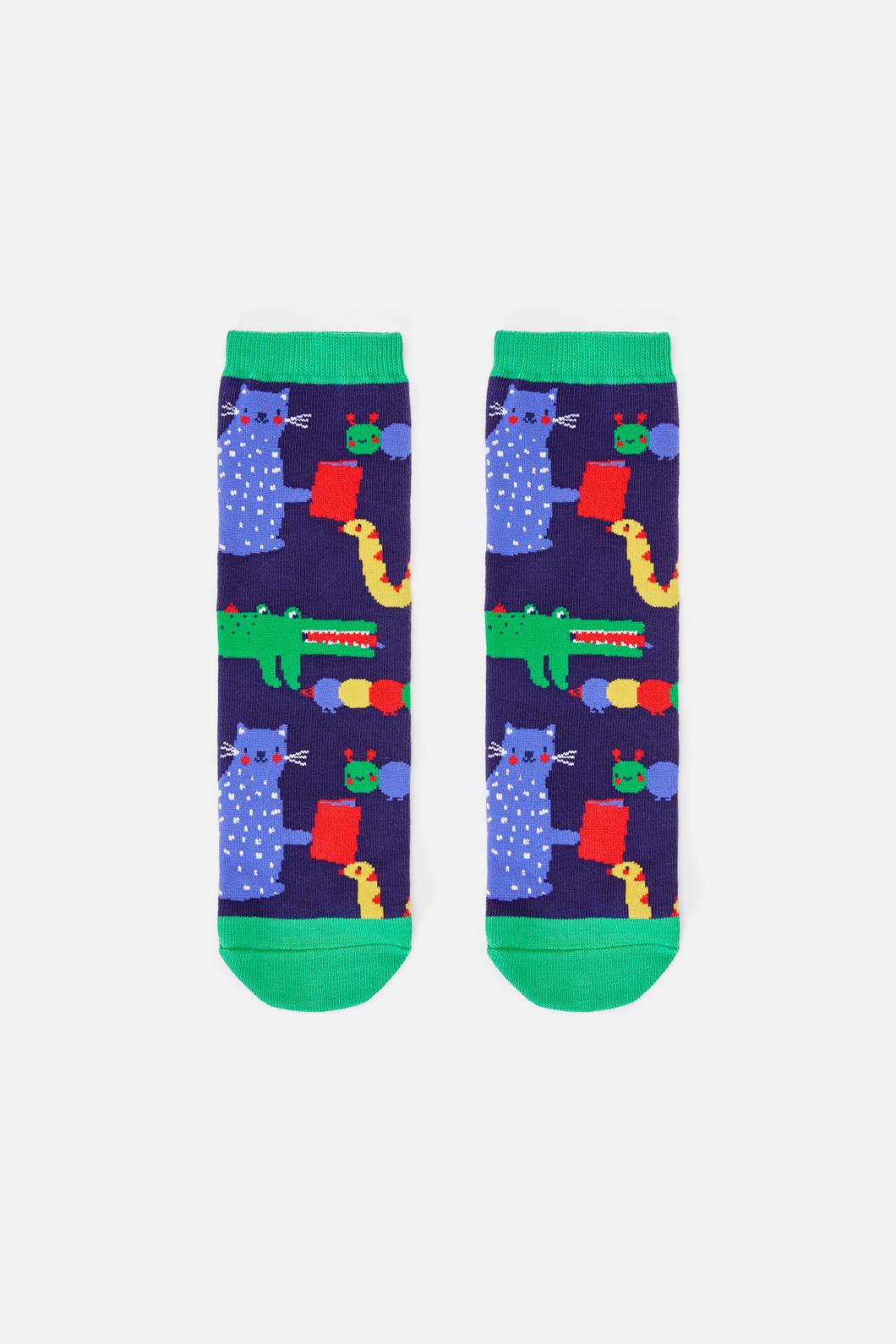 Gorman - Oui Non Robot Kids Sock - stripe