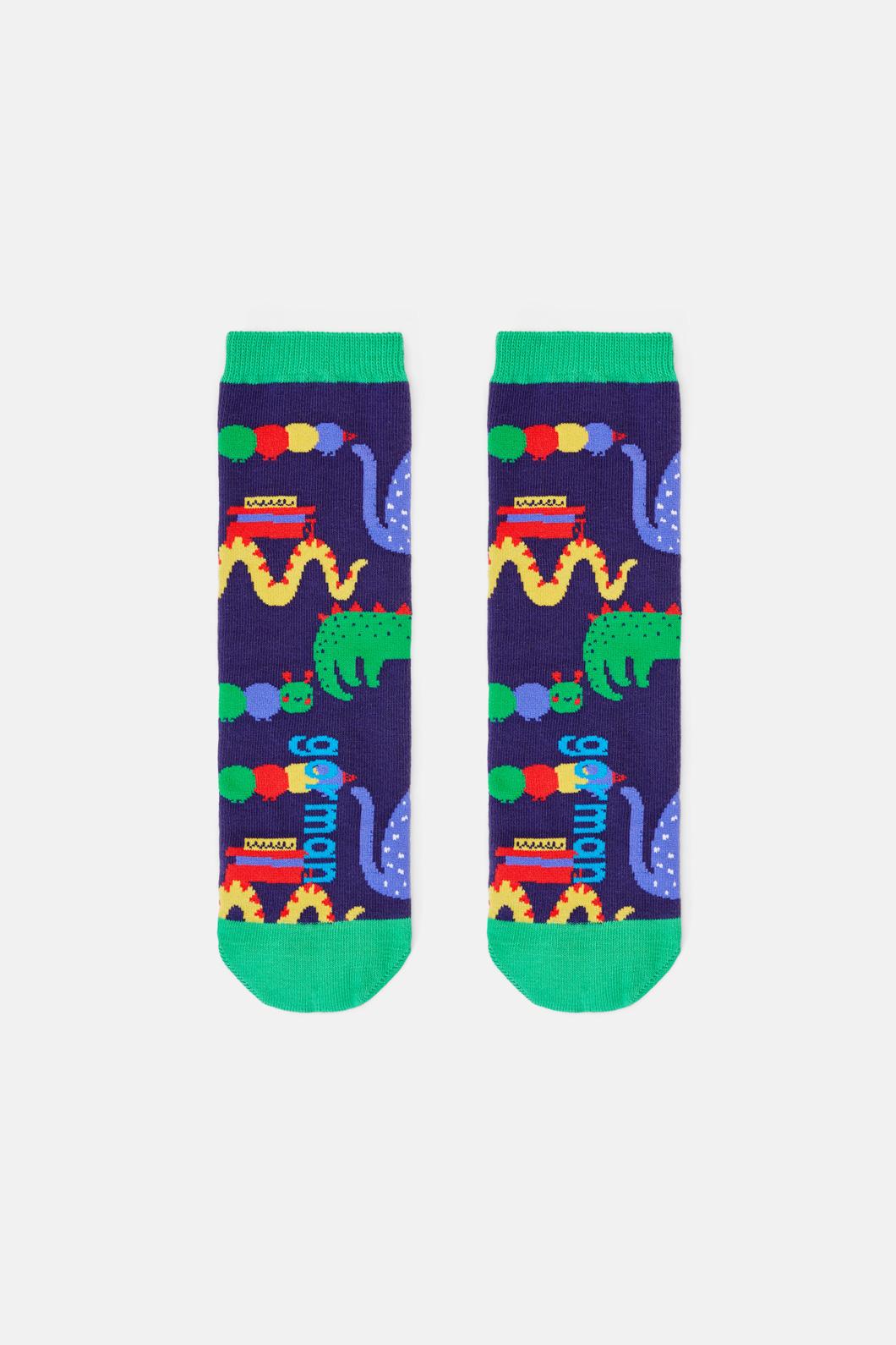 Gorman - Oui Non Robot Kids Sock - stripe