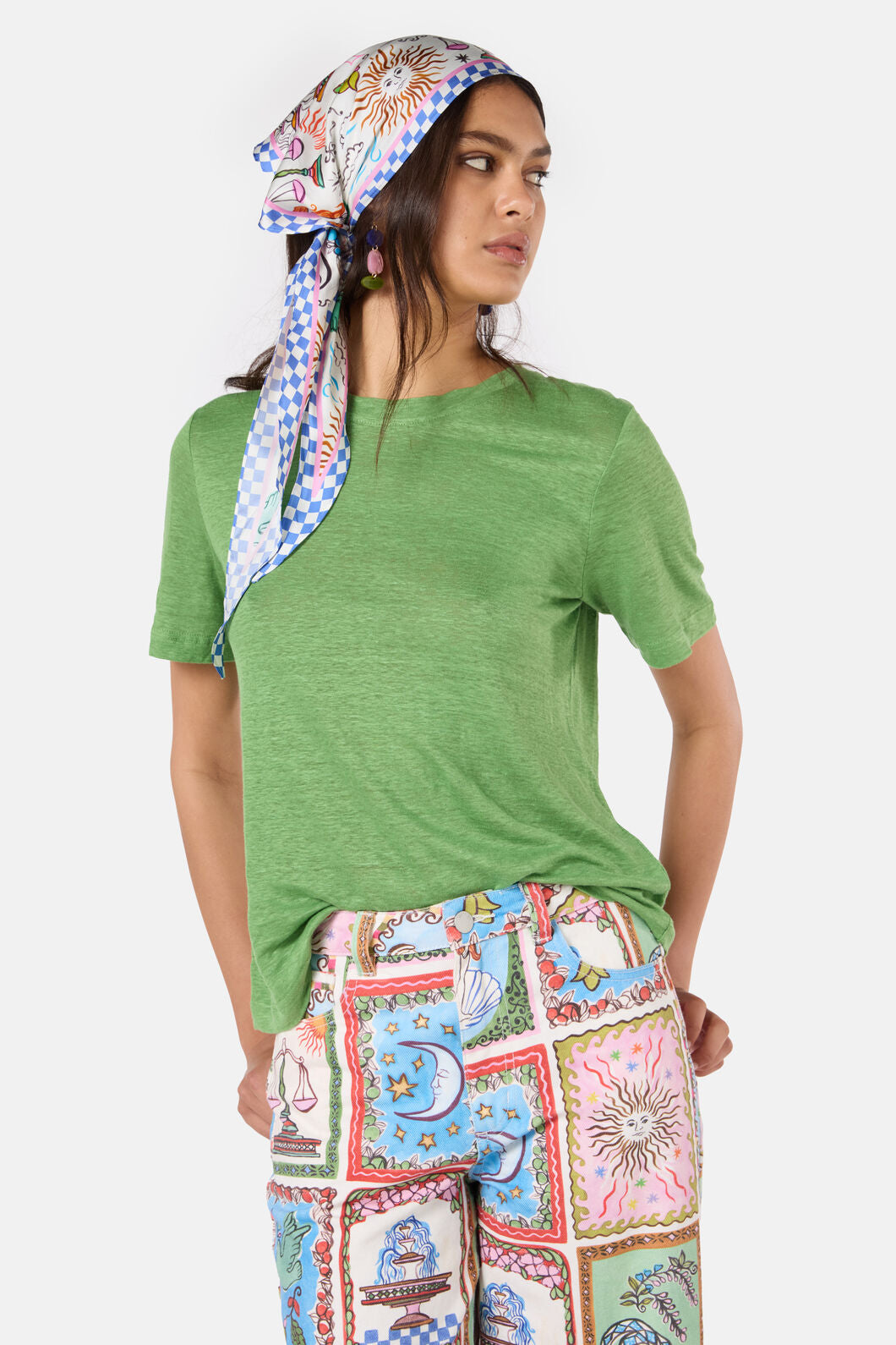 Gorman - Good Fortune Multi Wear Scarf - print