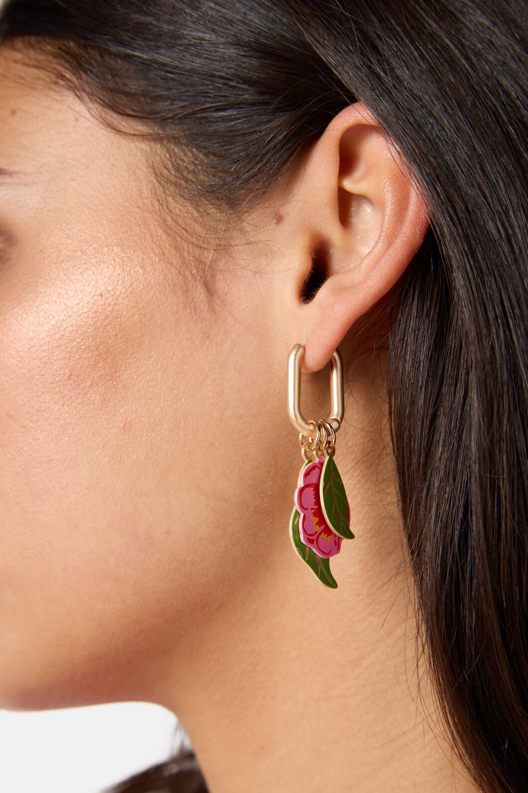 Gorman - Plum Harvest Flower Earring - multi