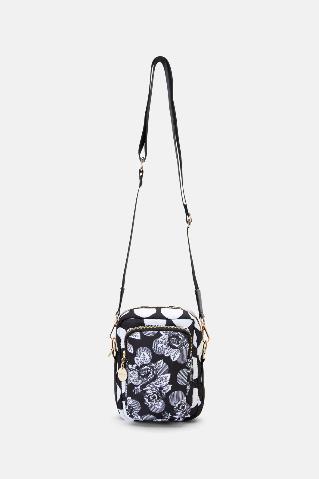 Gorman - Spotless Flower Crossbody Bag - black-white