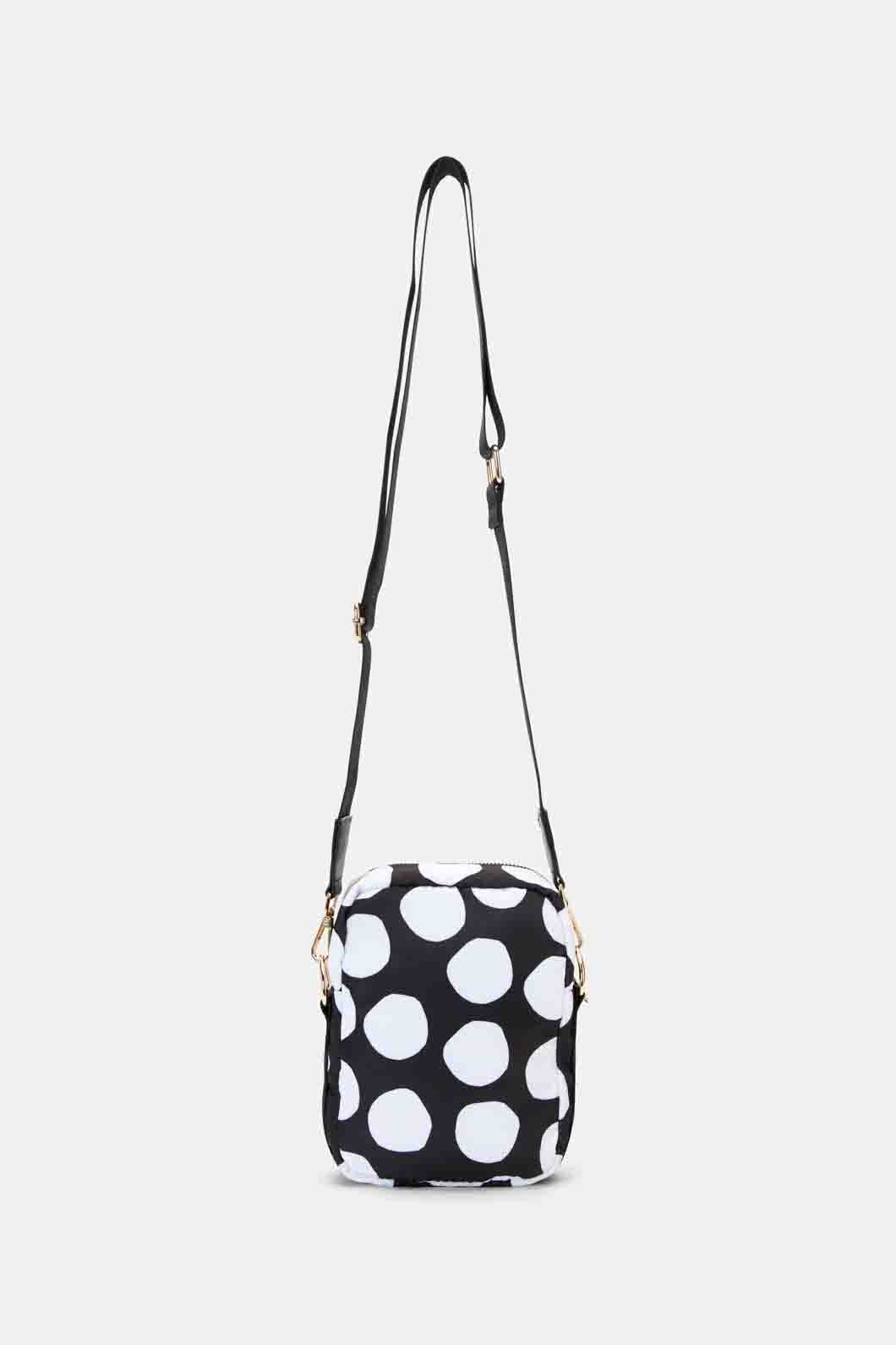 Gorman - Spotless Flower Crossbody Bag - black-white