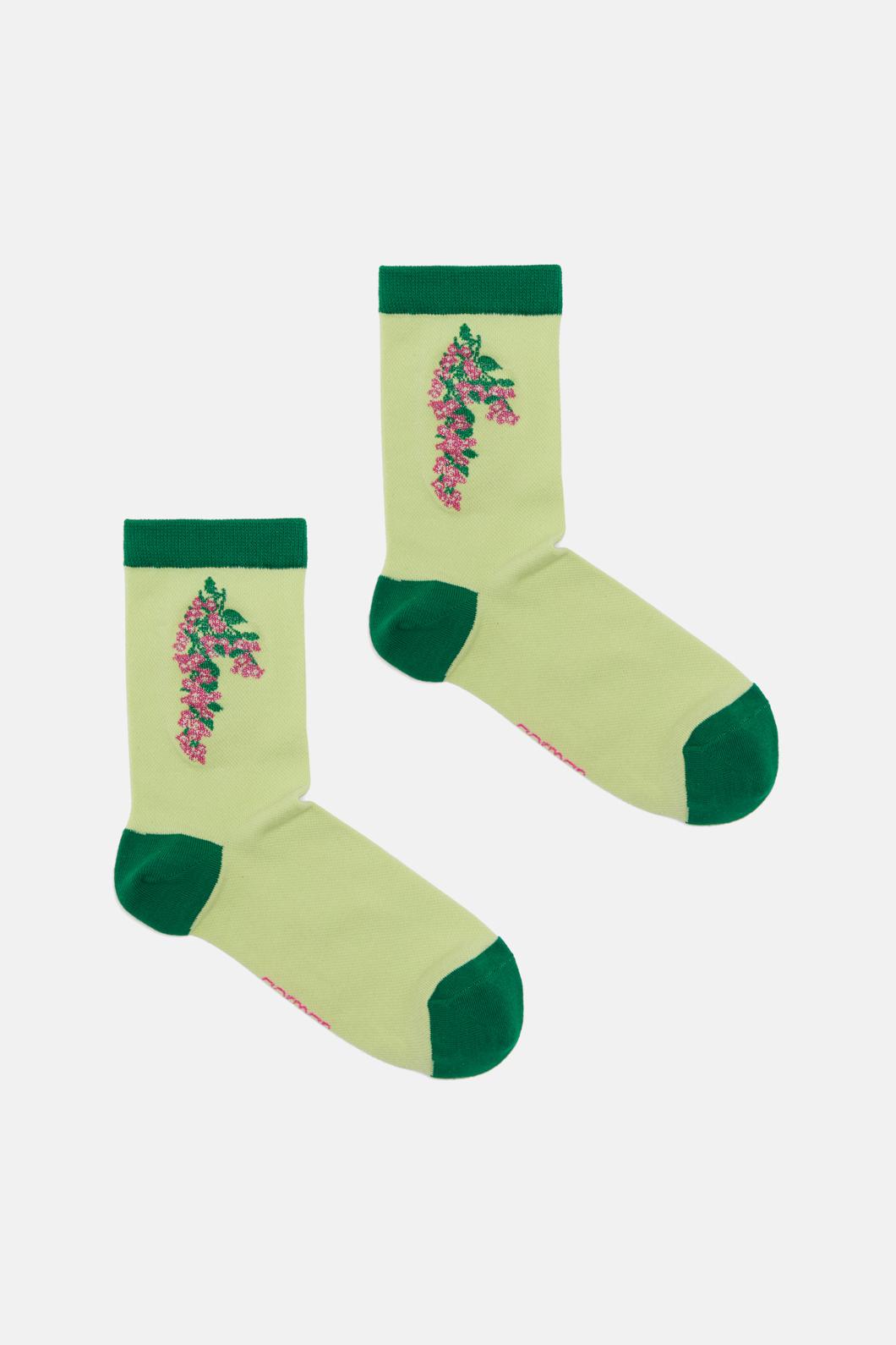 Gorman - Monte Carlo Flower Mesh Sock - multi