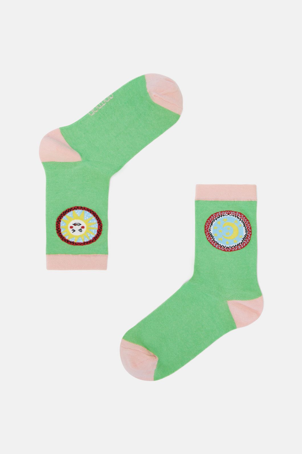 Gorman - Green Plate Mesh Sock - multi