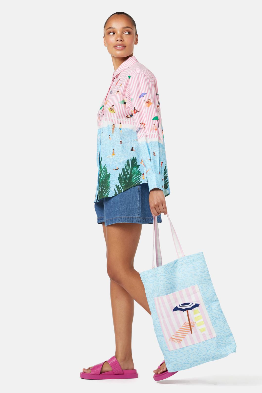 Gorman - Ocean View Tote - print