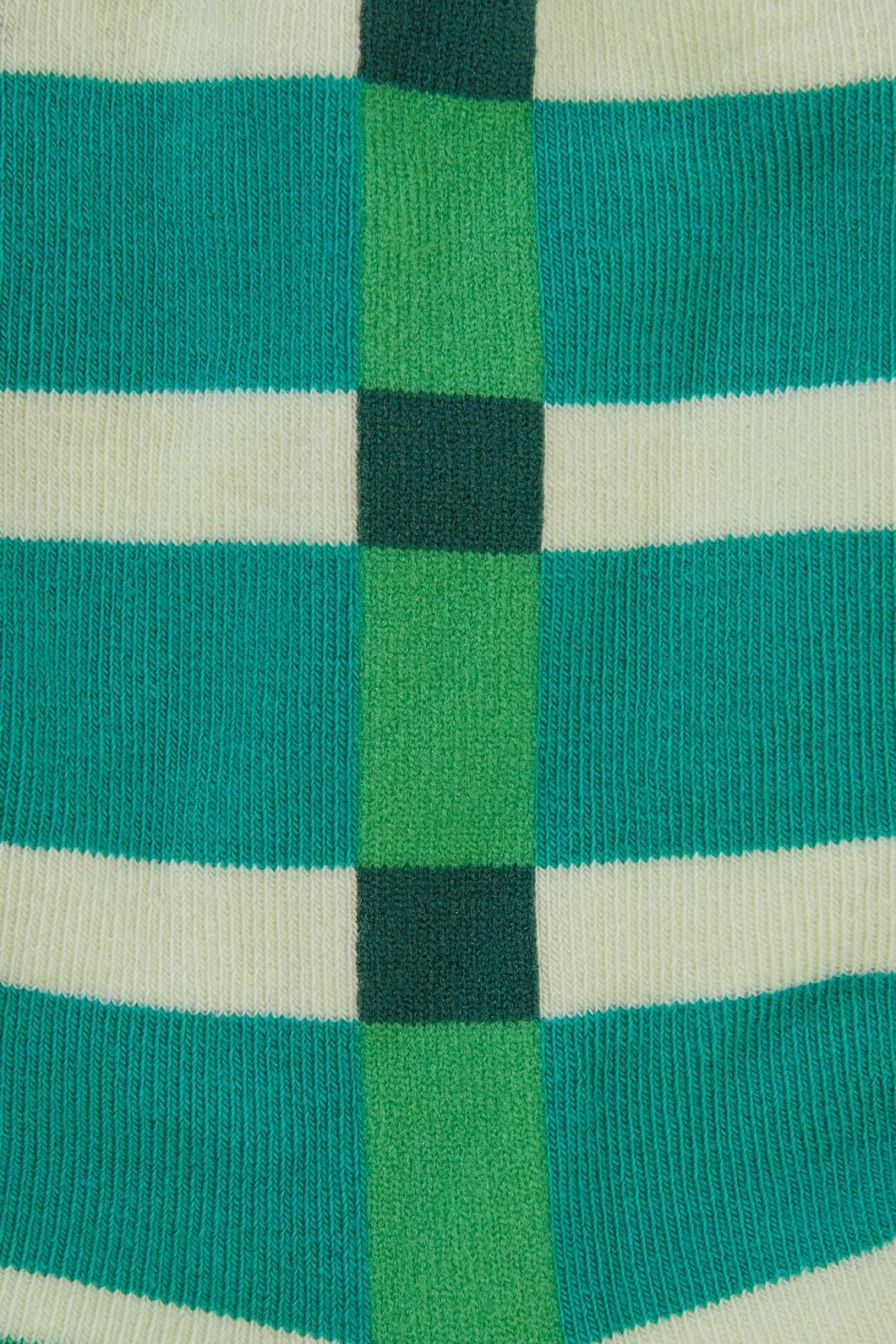 Gorman - Green Gingham Sock - multi