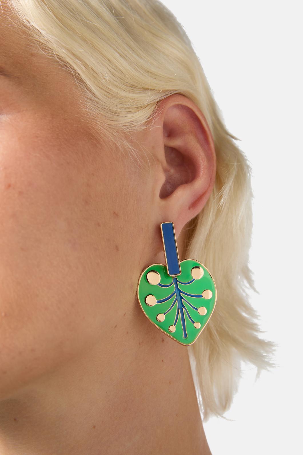 Gorman - Guardian Leaf Earring - multi