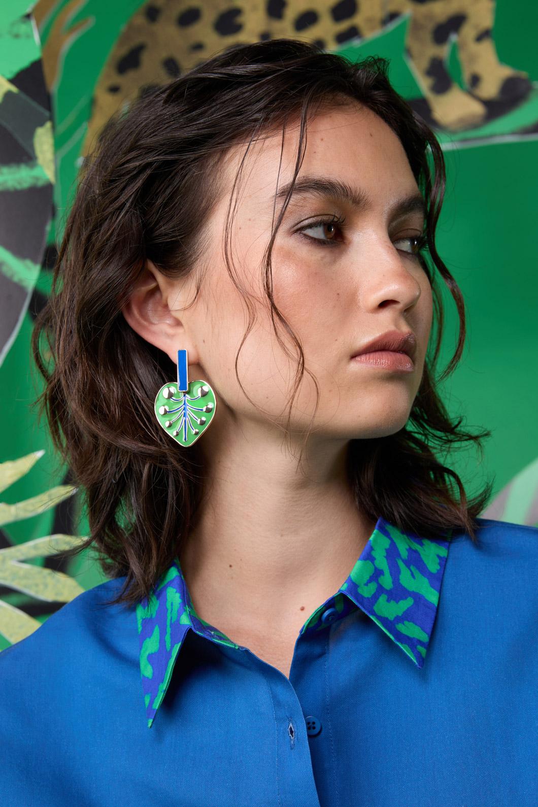 Gorman - Guardian Leaf Earring - multi
