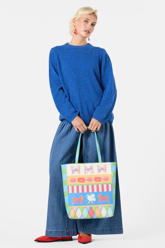Gorman - Fantasy Patchwork Tote - print
