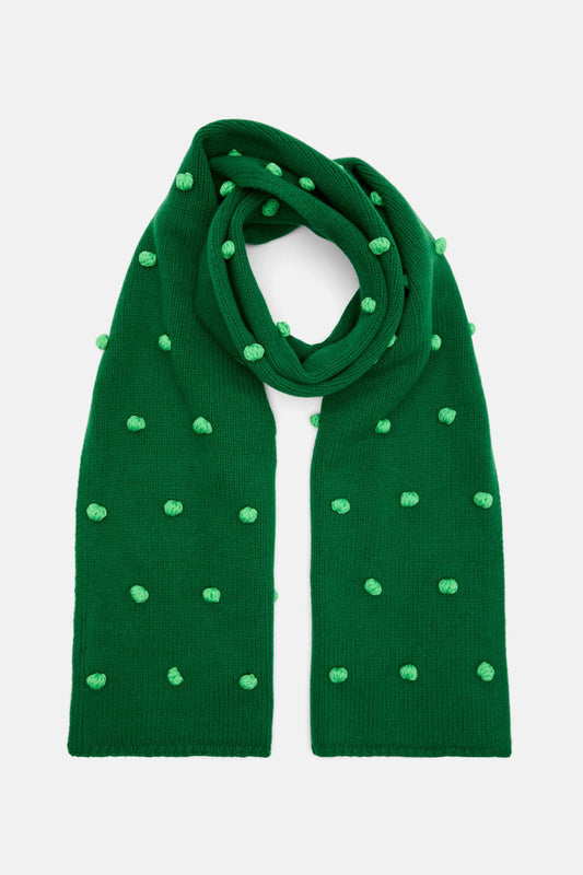 Gorman - Pom Pom Scarf - green