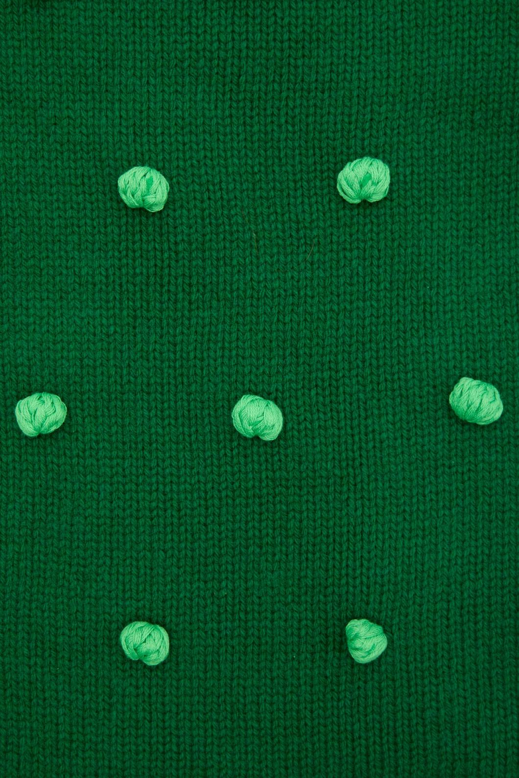 Gorman - Pom Pom Scarf - green