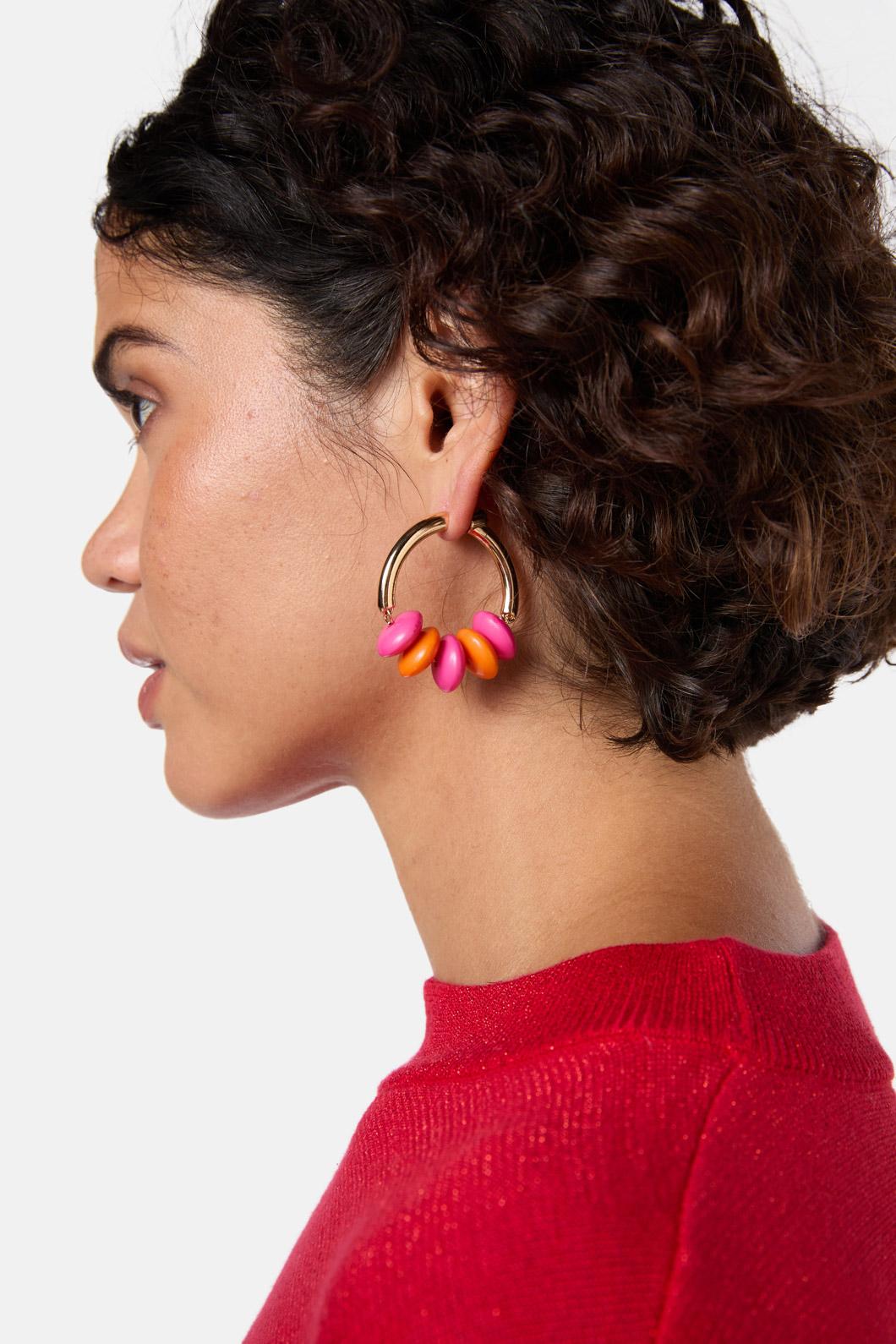 Gorman - Sunset Bead Hoop Earring - multi