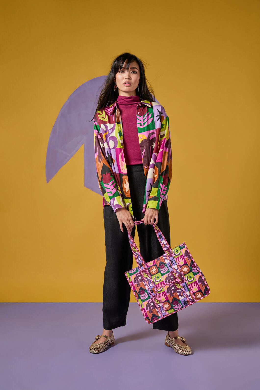 Gorman - Rubix Rodeo Quilted Tote - print