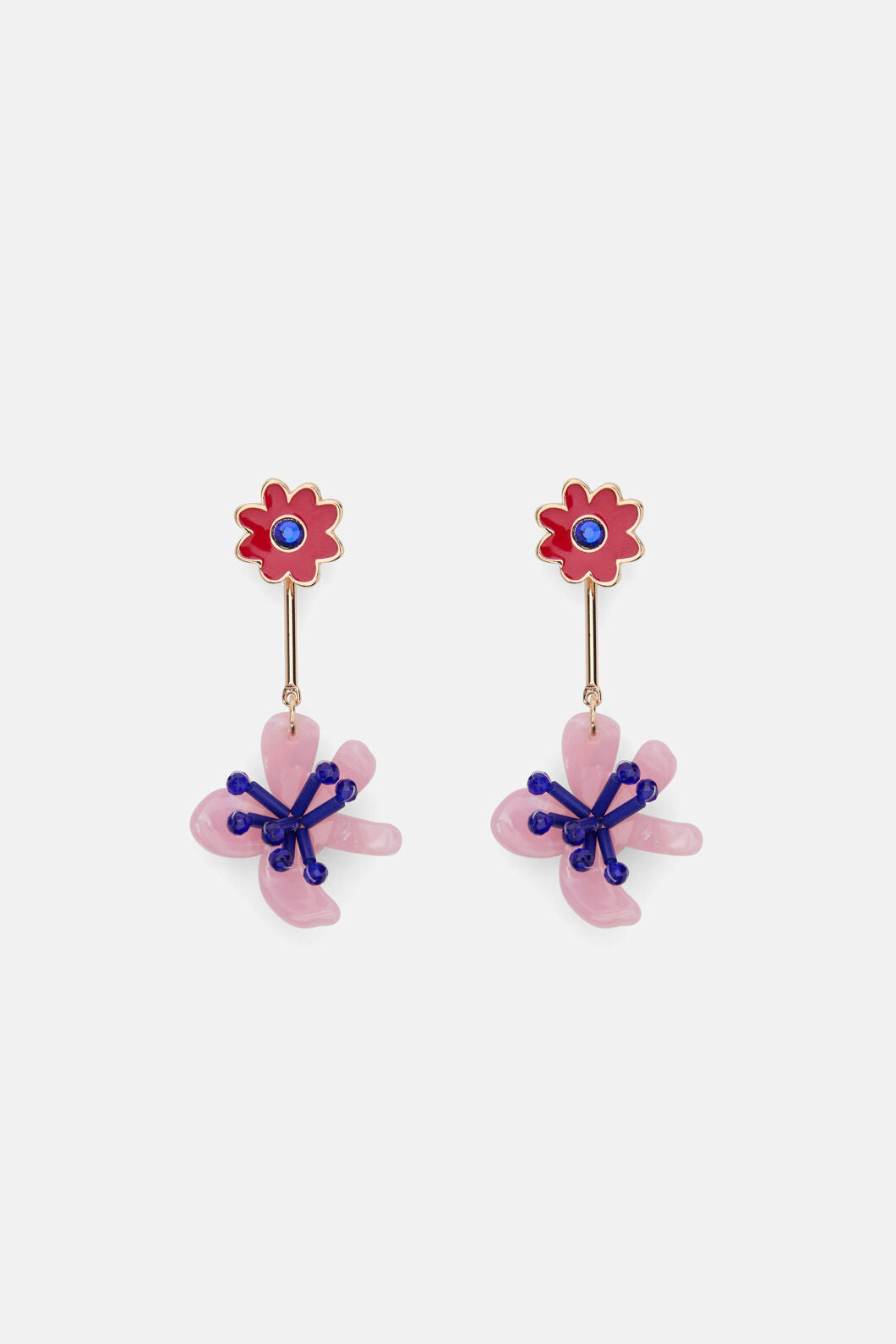 Gorman - Windowsill DoubleFlowerEarring - multi