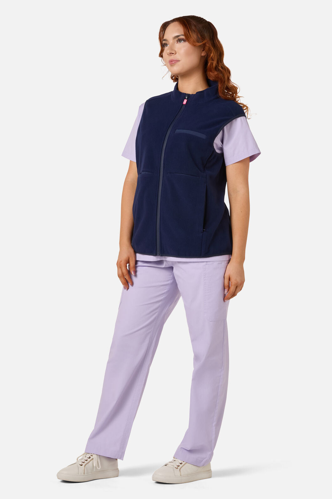 Gorman - Scrubs Navy Polar Fleece Vest - navy