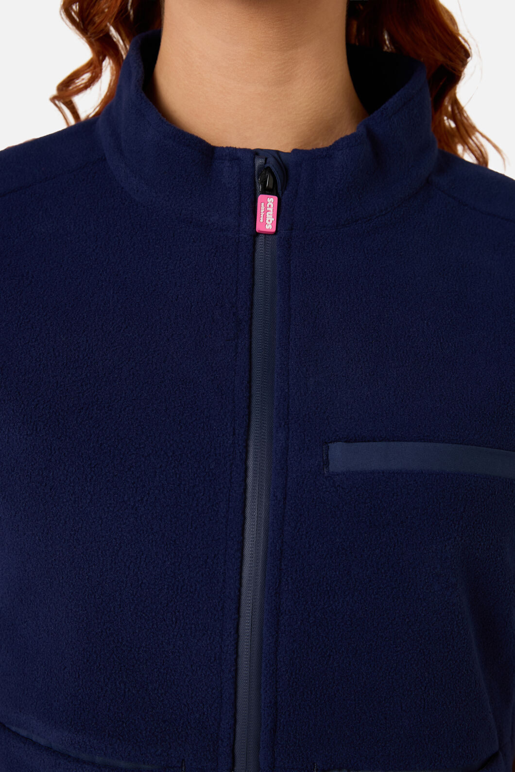 Gorman - Scrubs Navy Polar Fleece Vest - navy