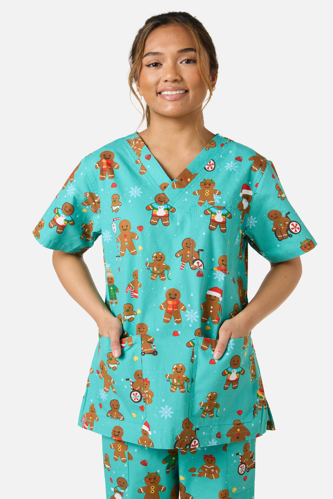Gorman - GINGERBREAD SCRUB SET - teal