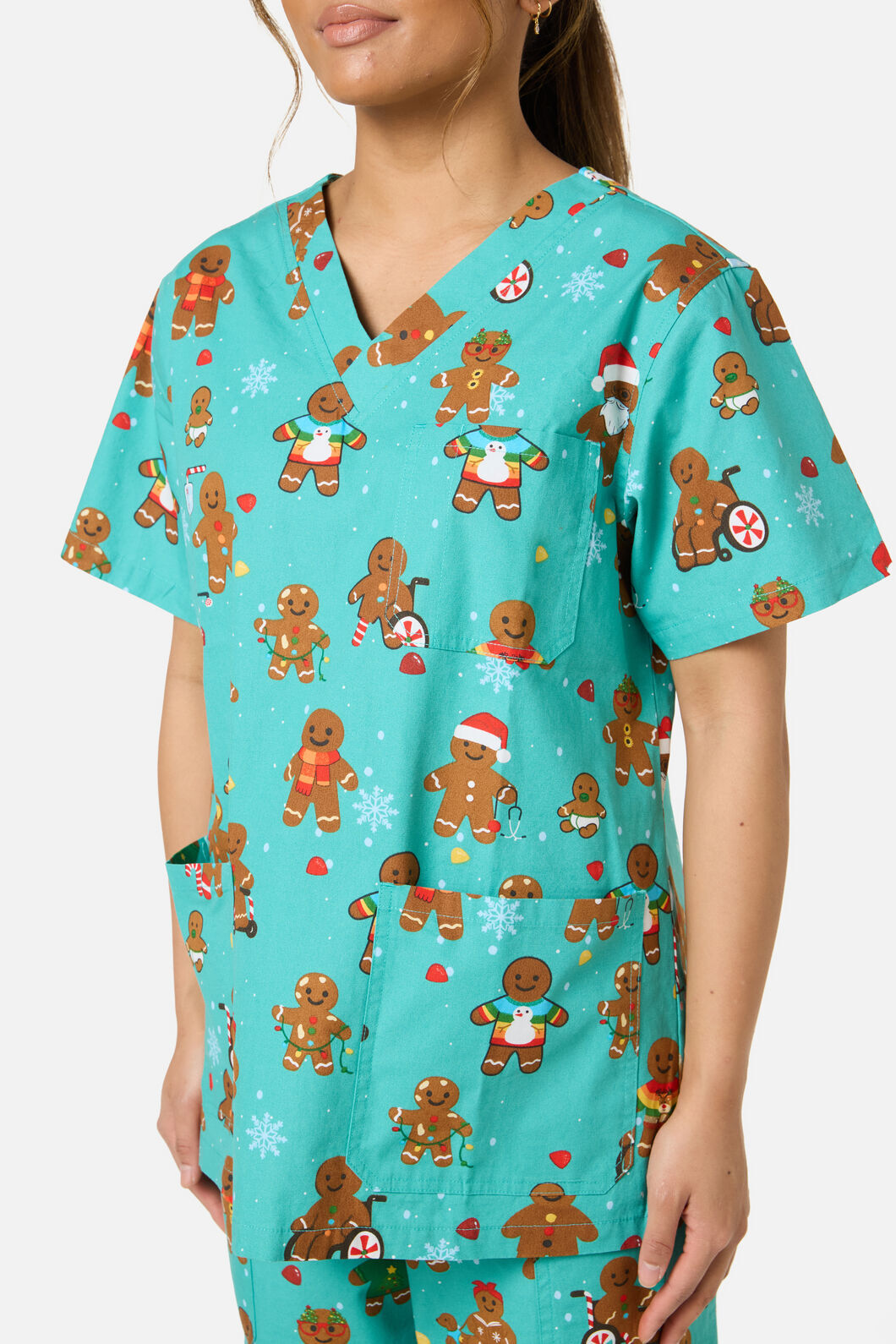 Gorman - GINGERBREAD SCRUB SET - teal