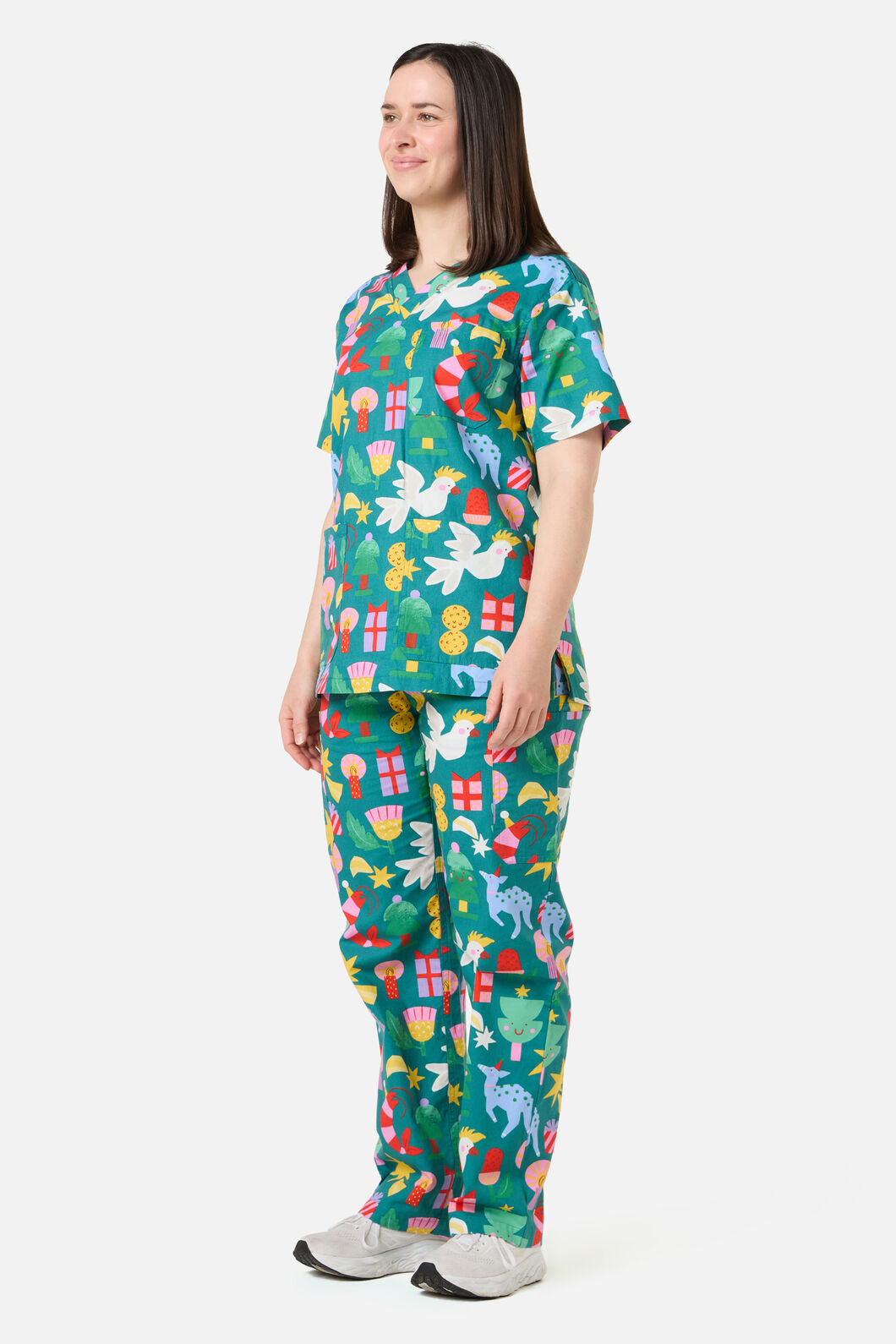 Gorman - WATTLE & WONDER SCRUB SET - green