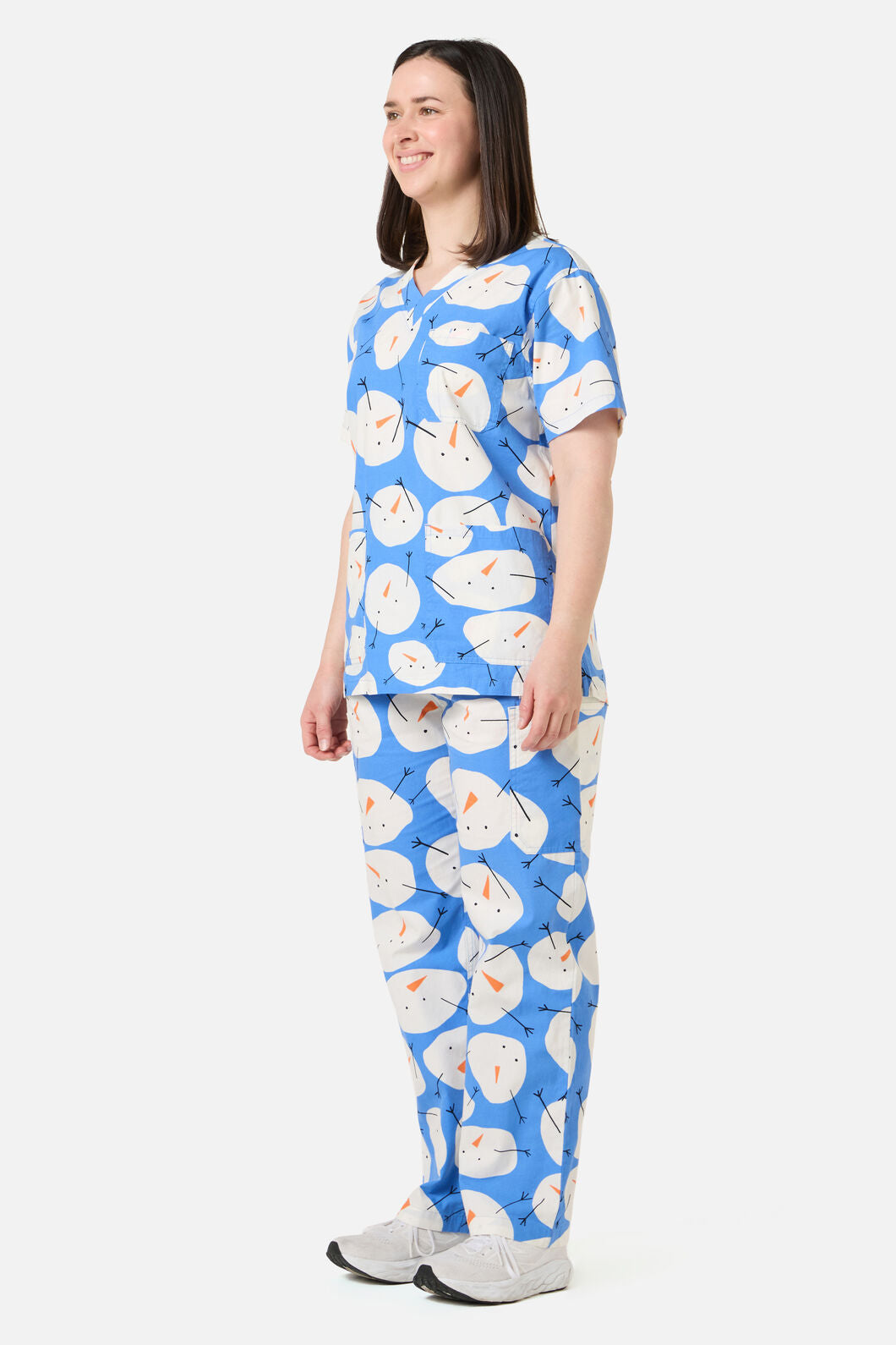 Gorman - SNOWMAN SCRUB SET - blue