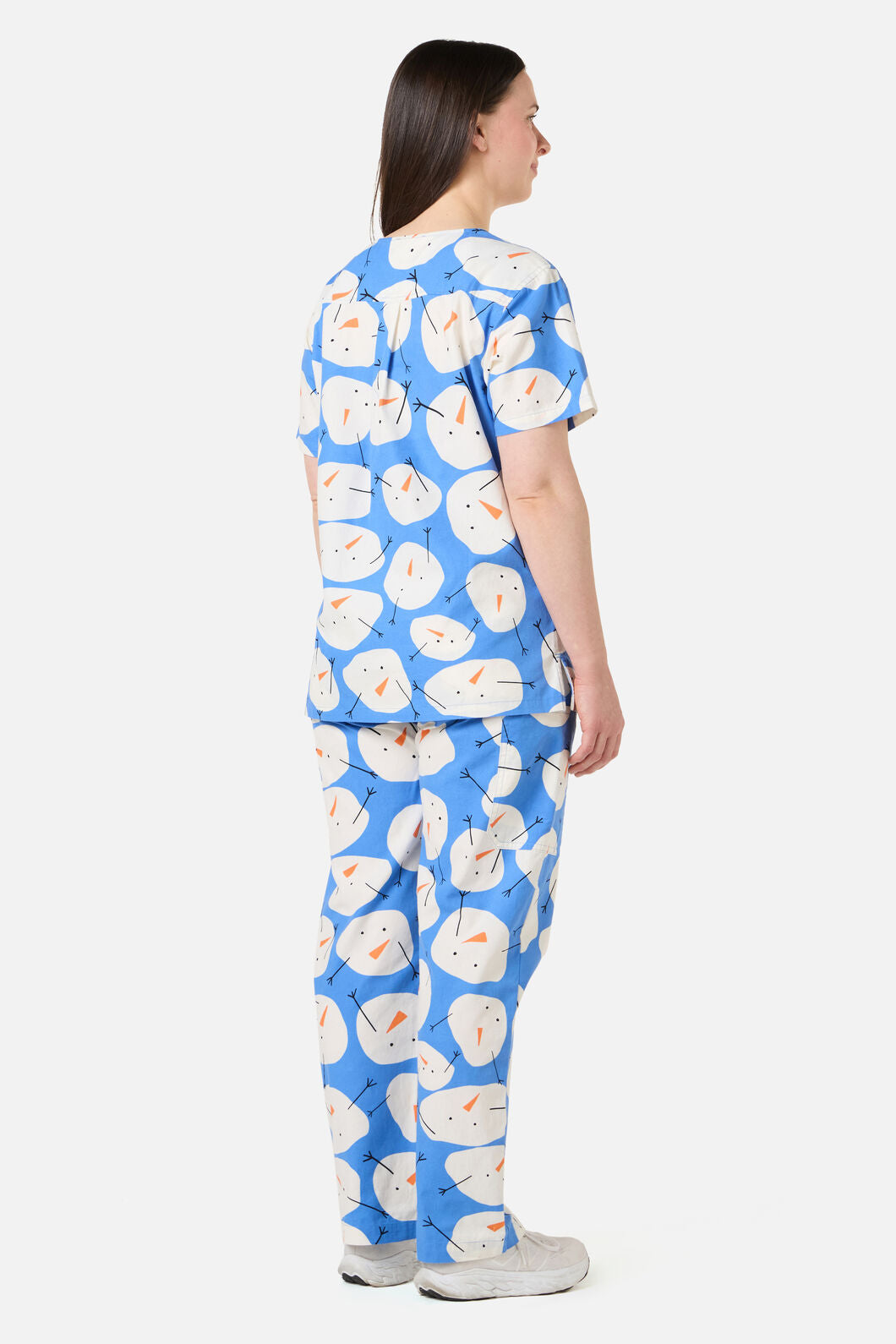 Gorman - SNOWMAN SCRUB SET - blue