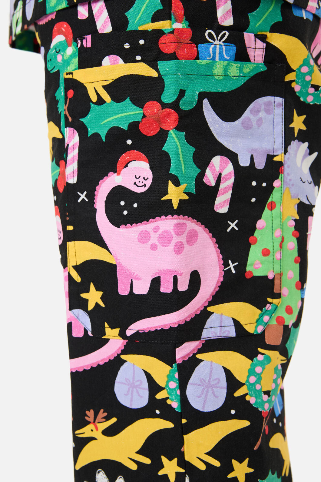 Gorman - CHRISTMAS DINO'S SCRUB SET - black