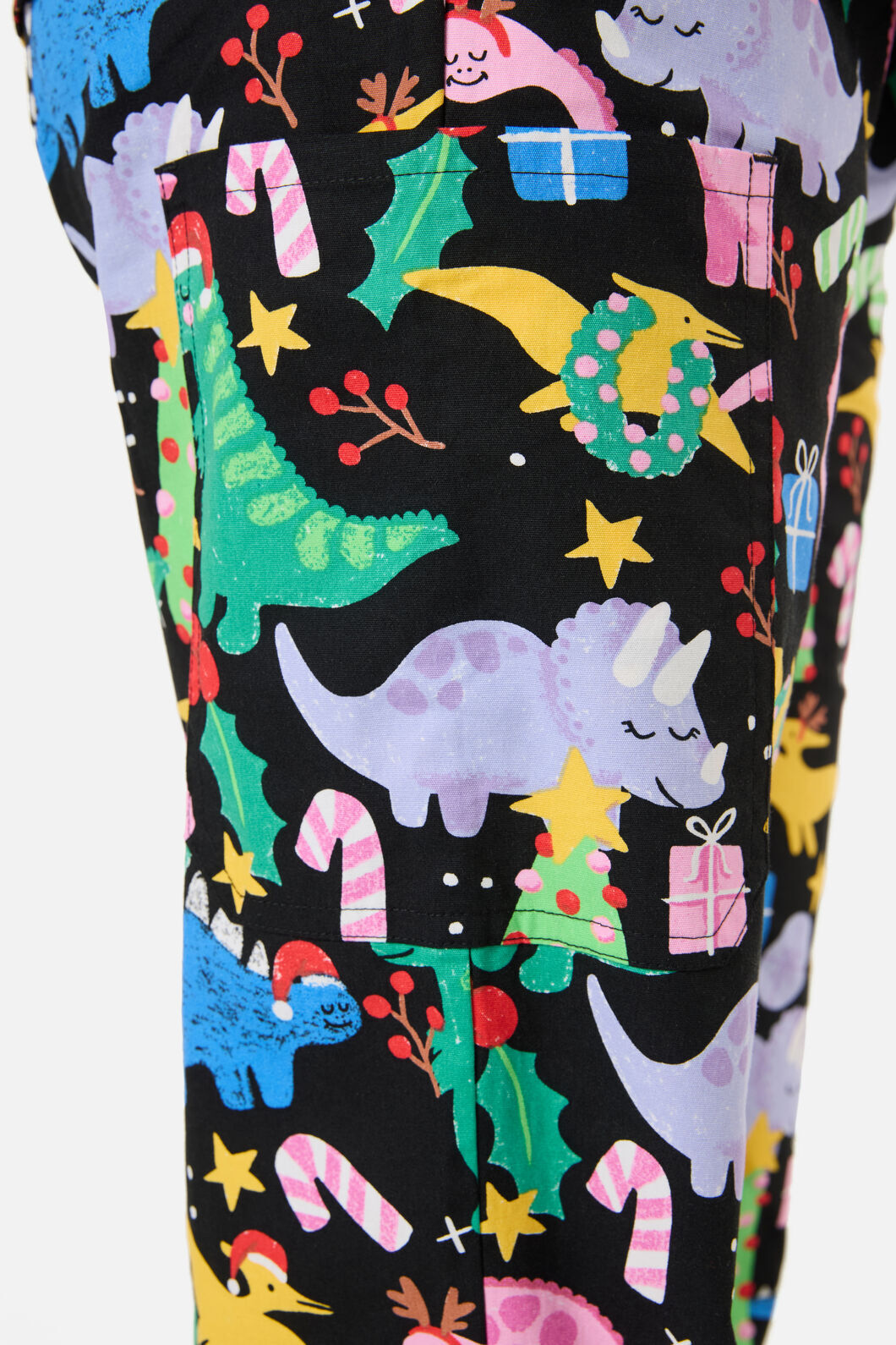 Gorman - CHRISTMAS DINO'S SCRUB SET - black