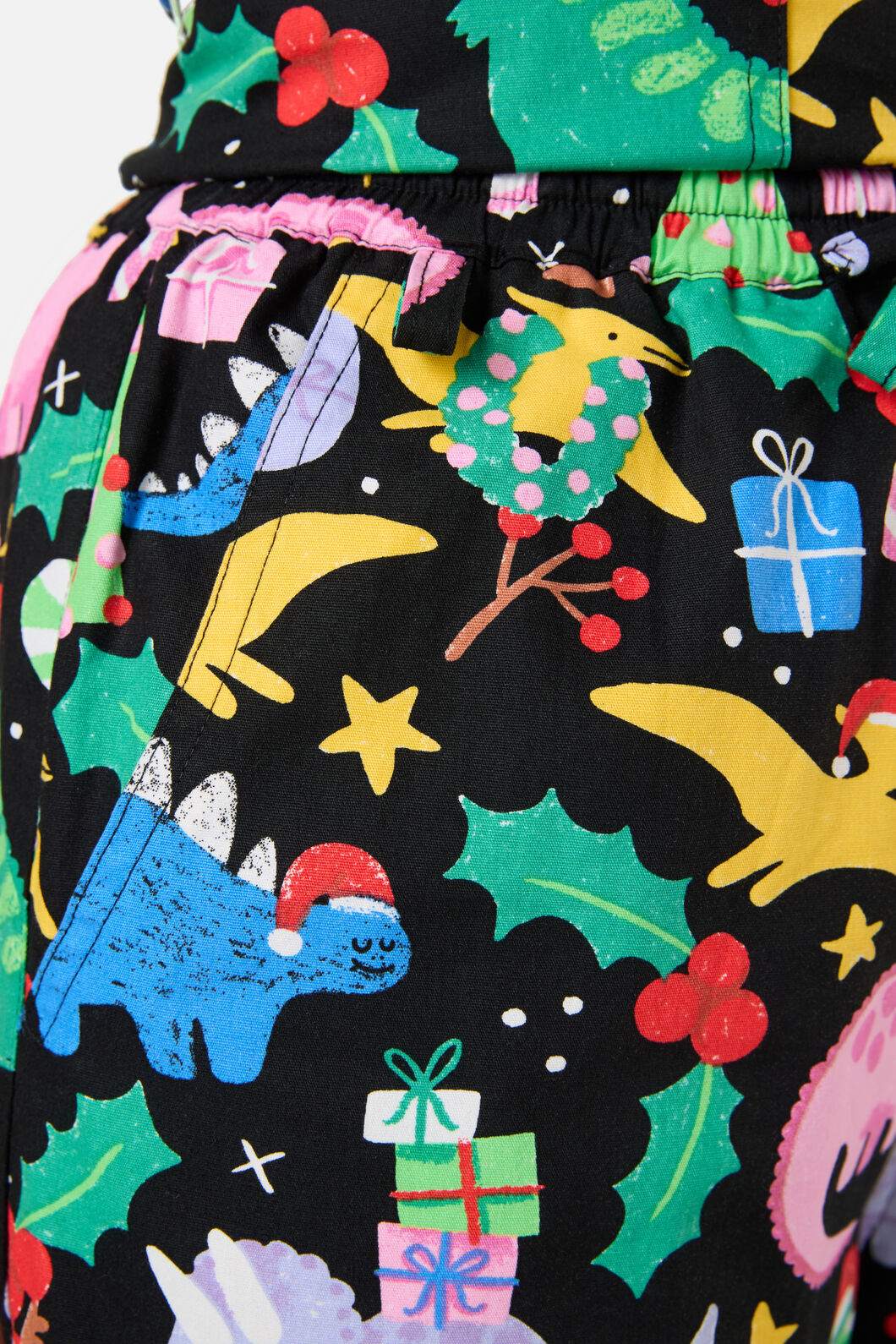 Gorman - CHRISTMAS DINO'S SCRUB SET - black