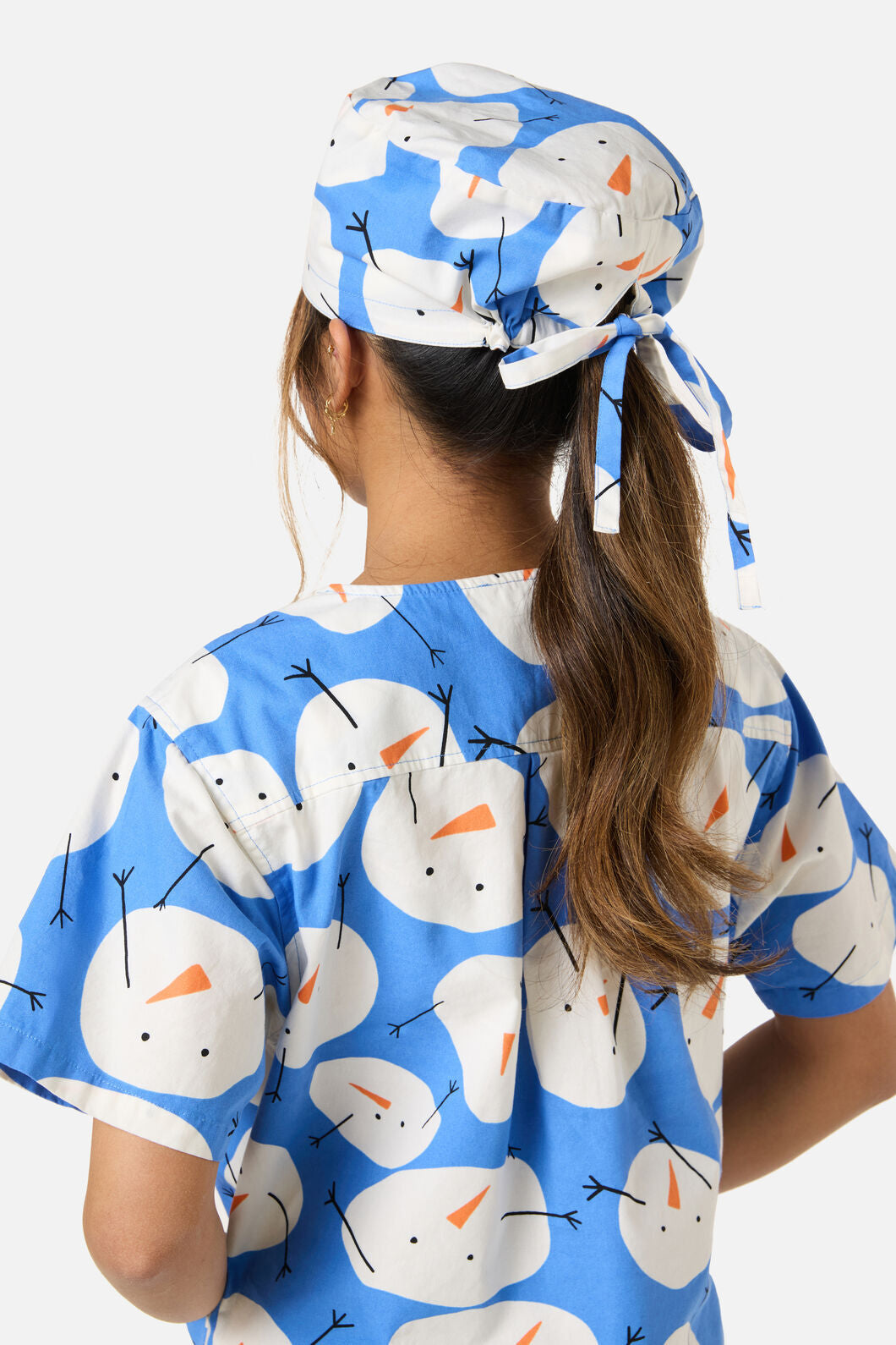 Gorman - SNOWMAN SCRUB HAT - blue