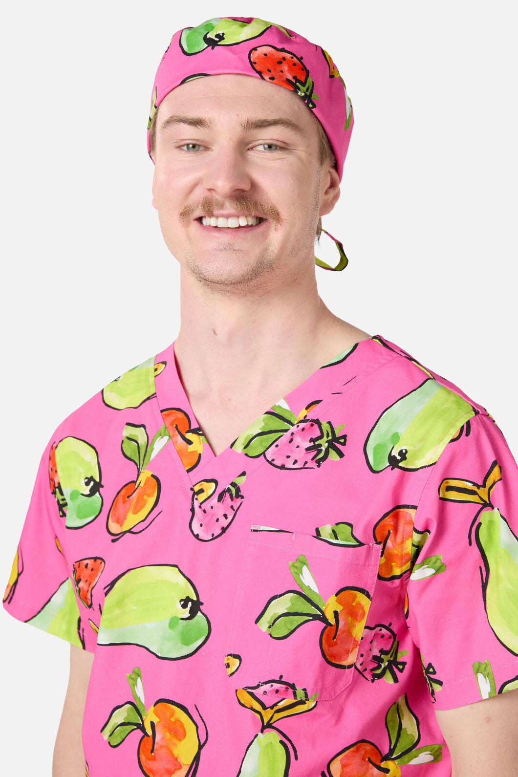 Gorman - Peach Pear Scrub Hat - pink