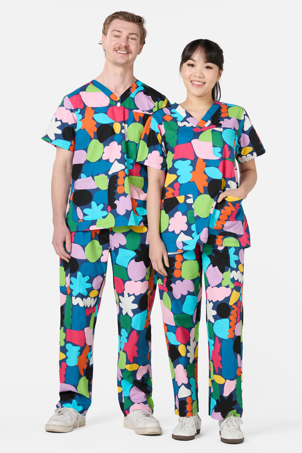 Gorman - Puzzle Scrub Set - navy