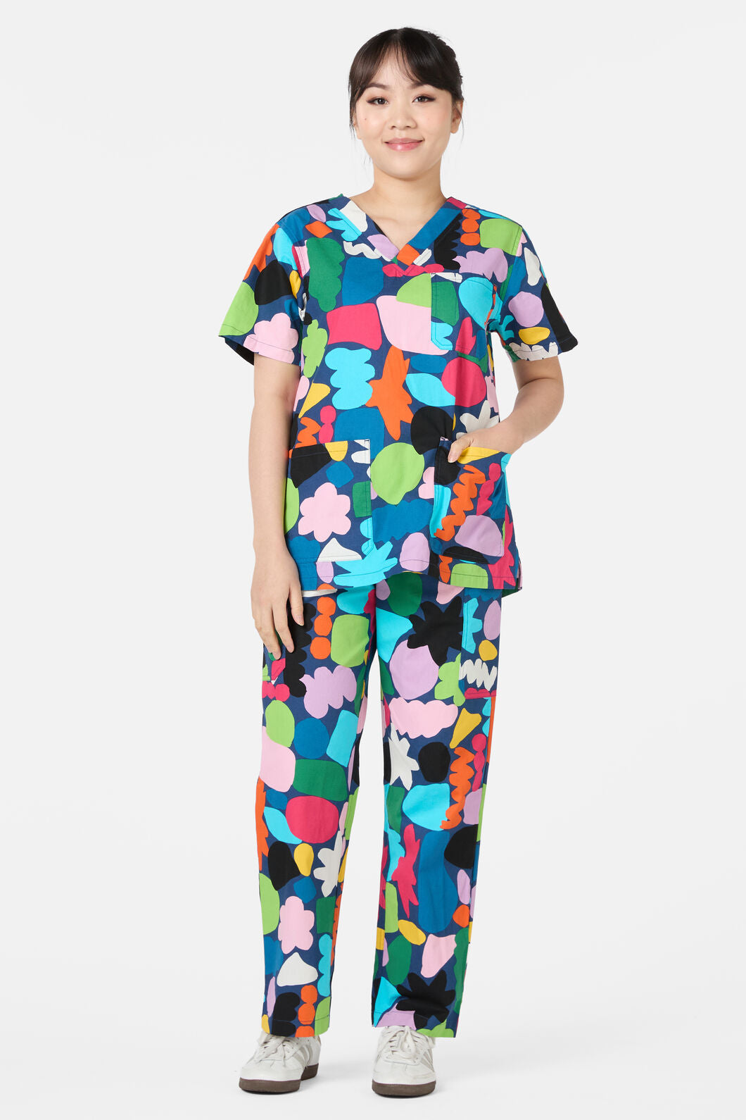 Gorman - Puzzle Scrub Set - navy