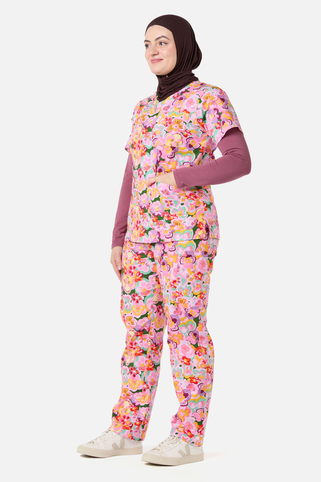 Gorman - Wild Pansy Scrub Set - multi