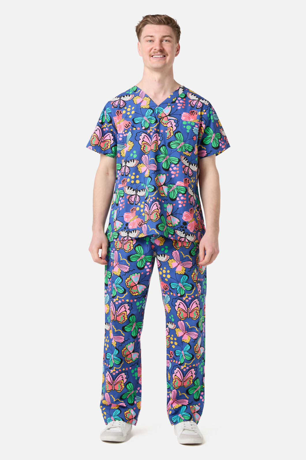 Gorman - Butterfly Scrub Set - navy