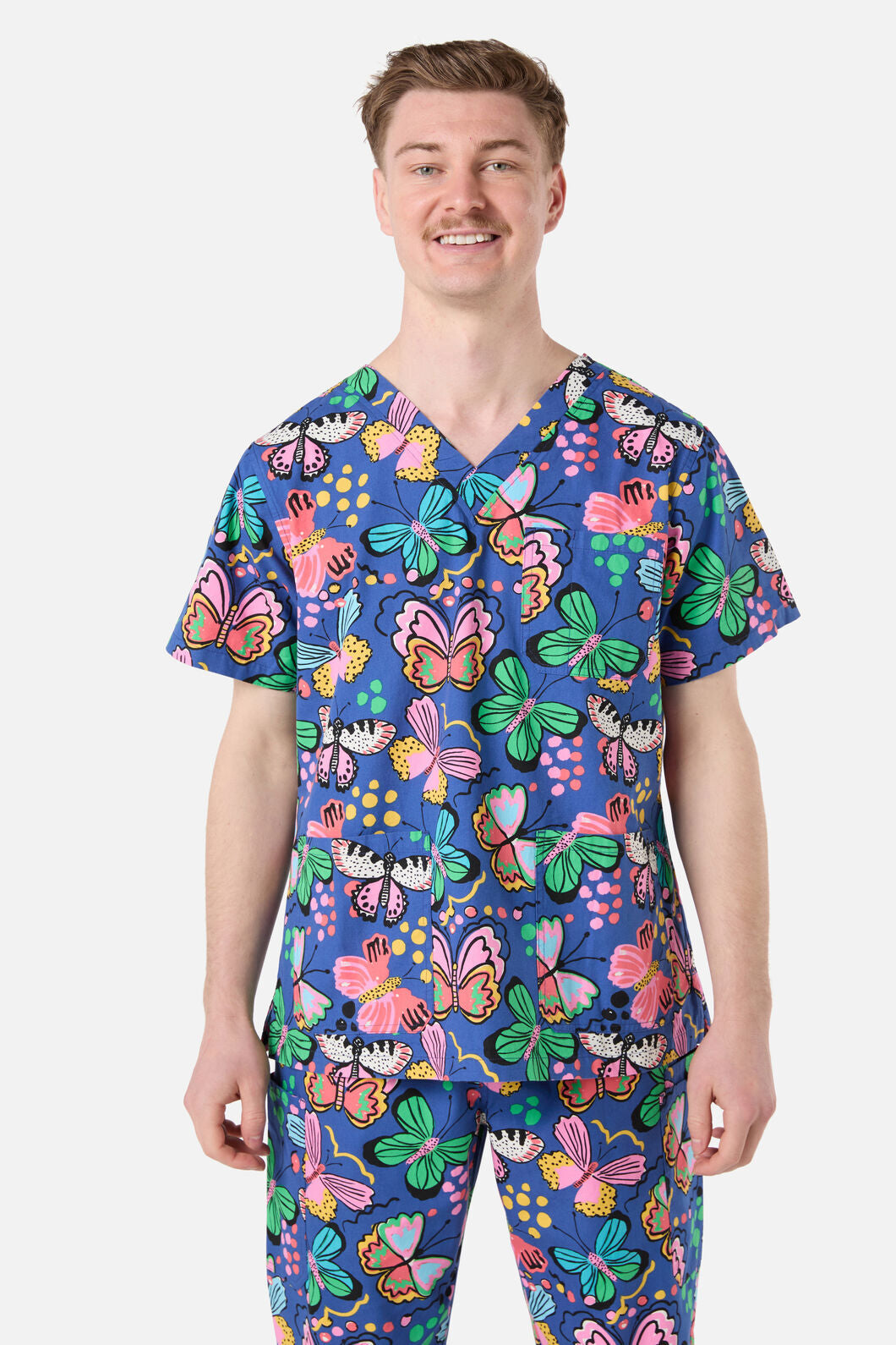 Gorman - Butterfly Scrub Set - navy