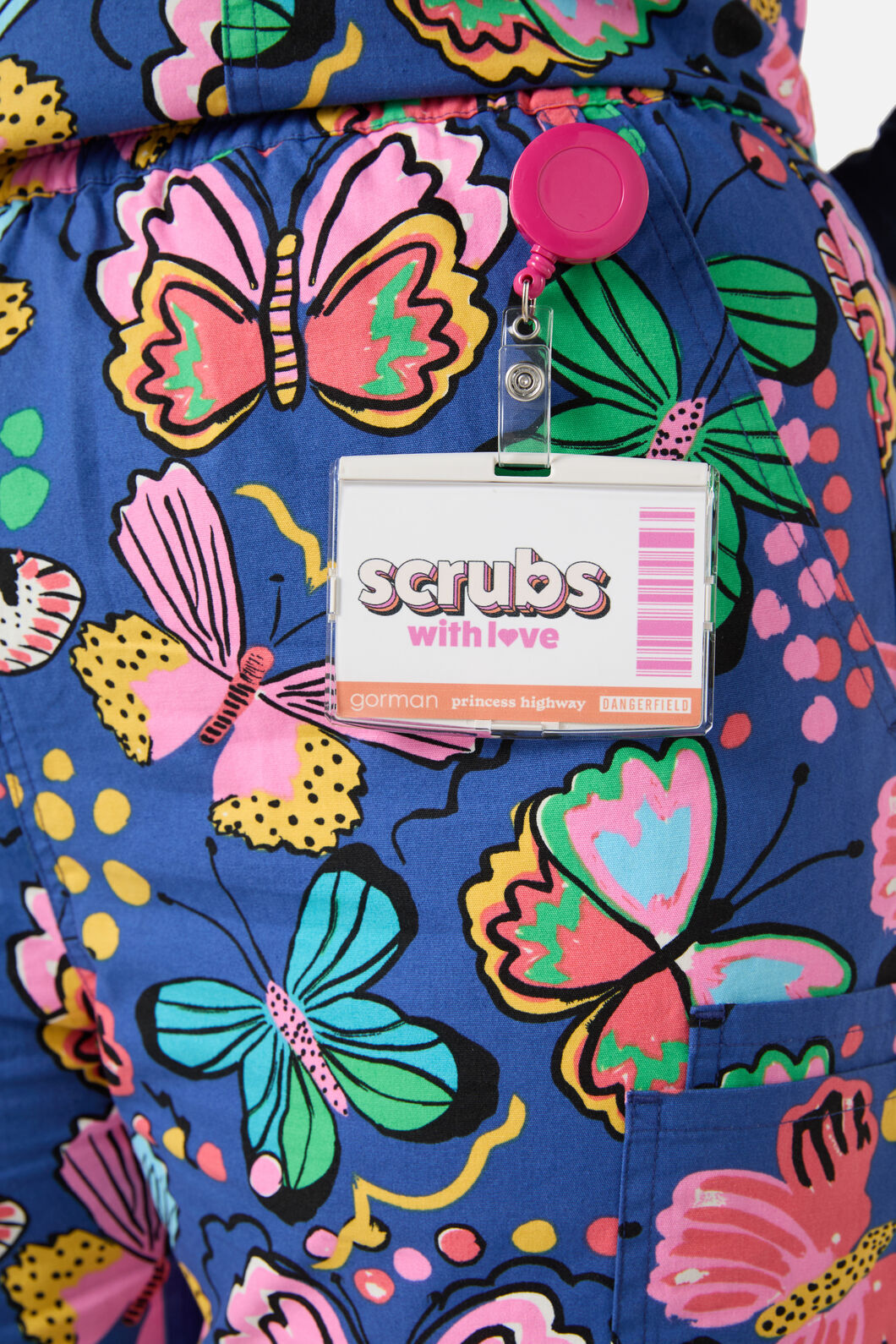 Gorman - Butterfly Scrub Set - navy