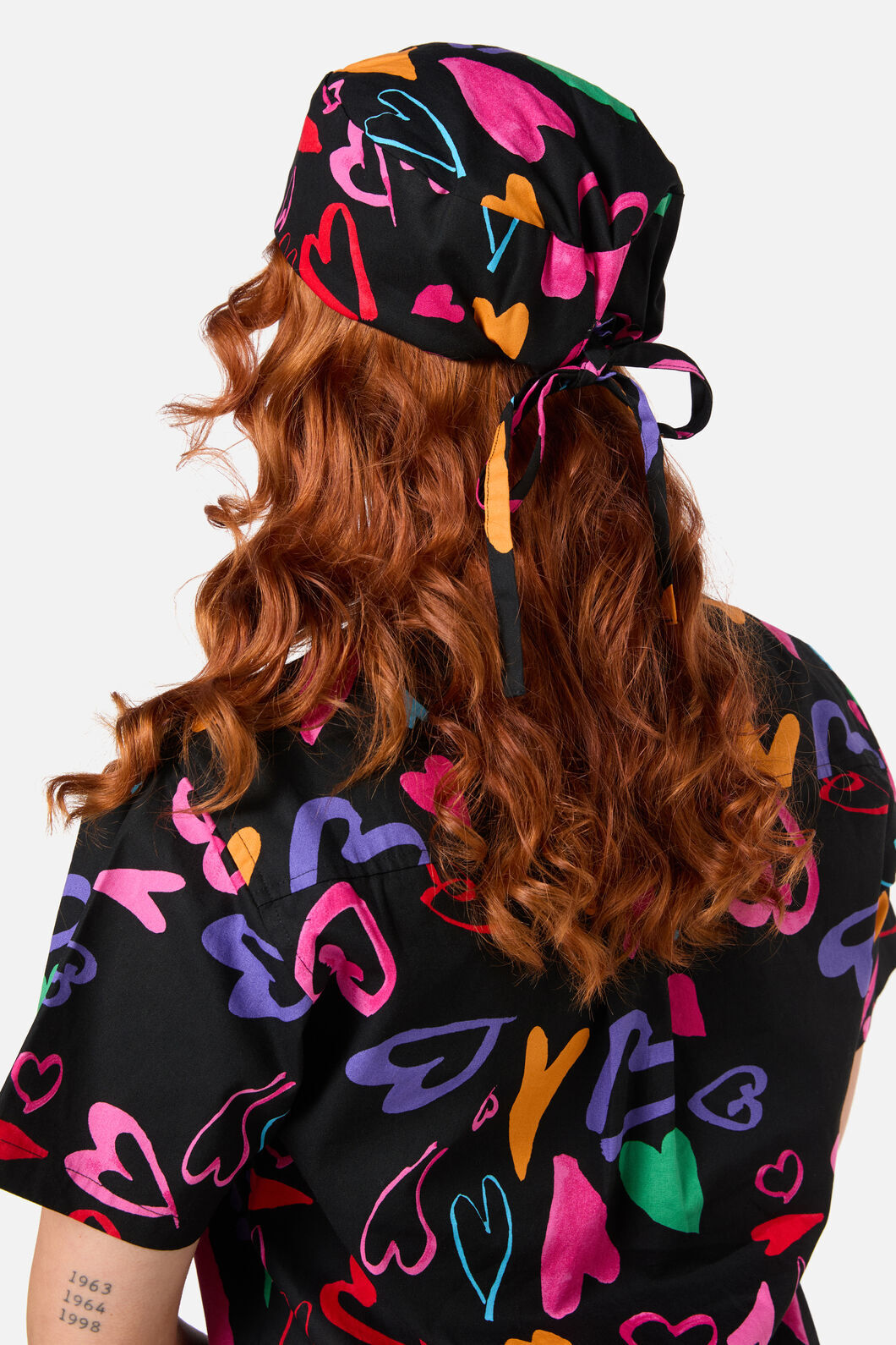 Gorman - Hearfull Scrub hat - black