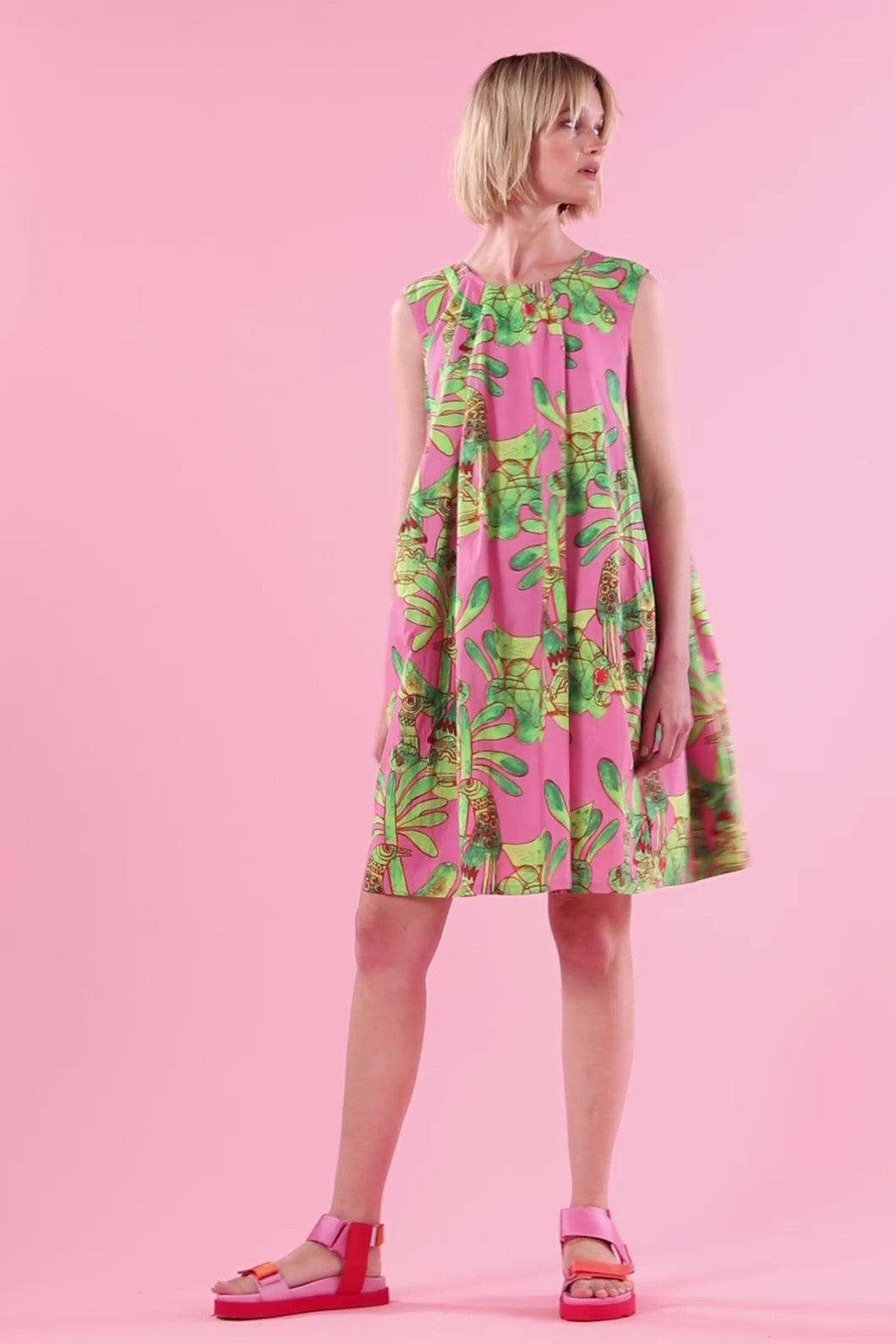 Palm Pals Mini Dress
