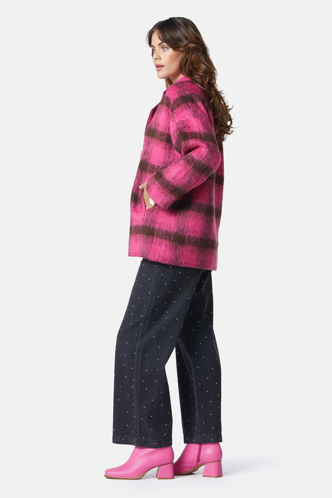 Maggie Check Coat Gorman